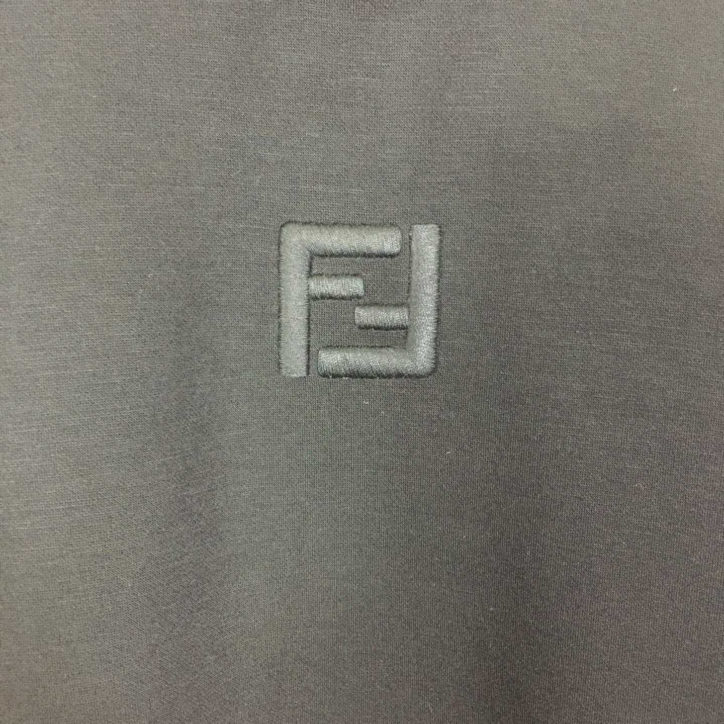 Fendi Black Cotton Sweatshirt - FashionPlug