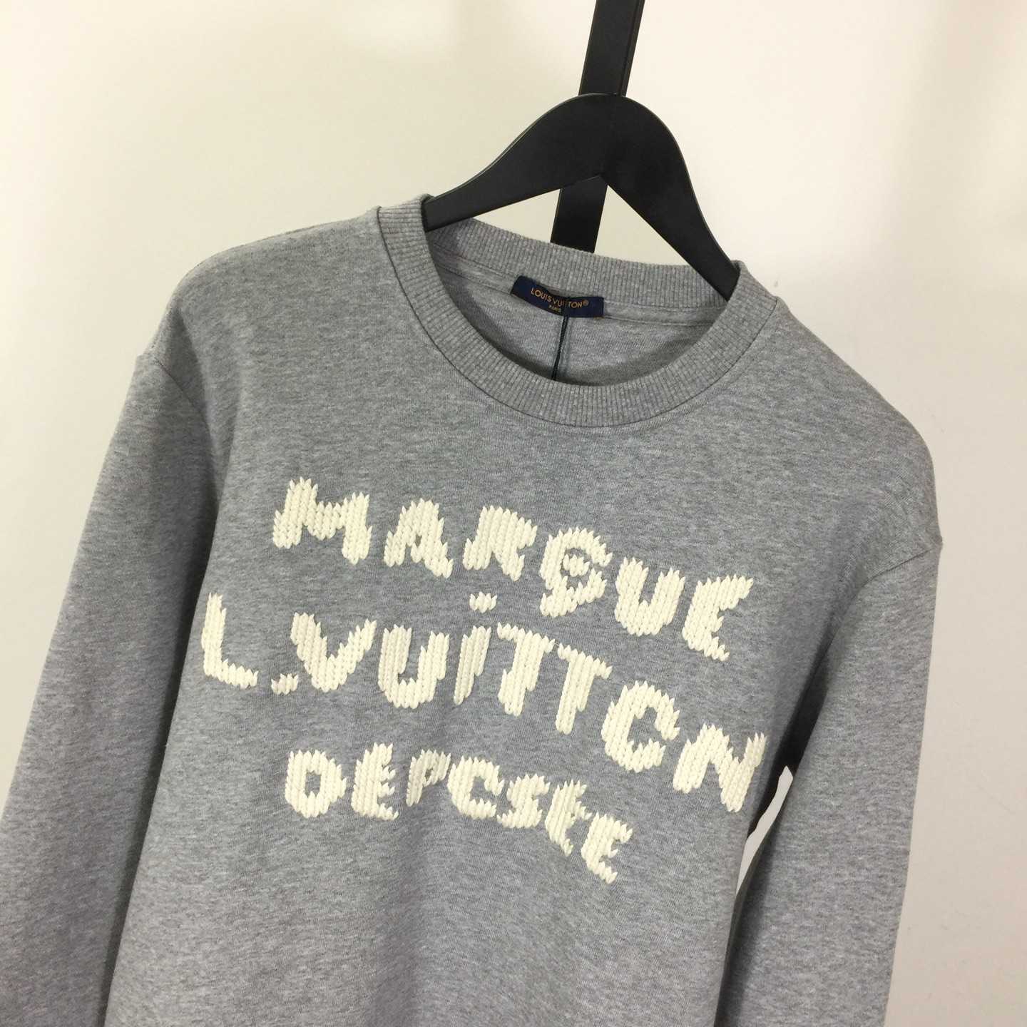 Louis Vuitton Embroidered Signature Sweatshirt  1AIKCO - FashionPlug