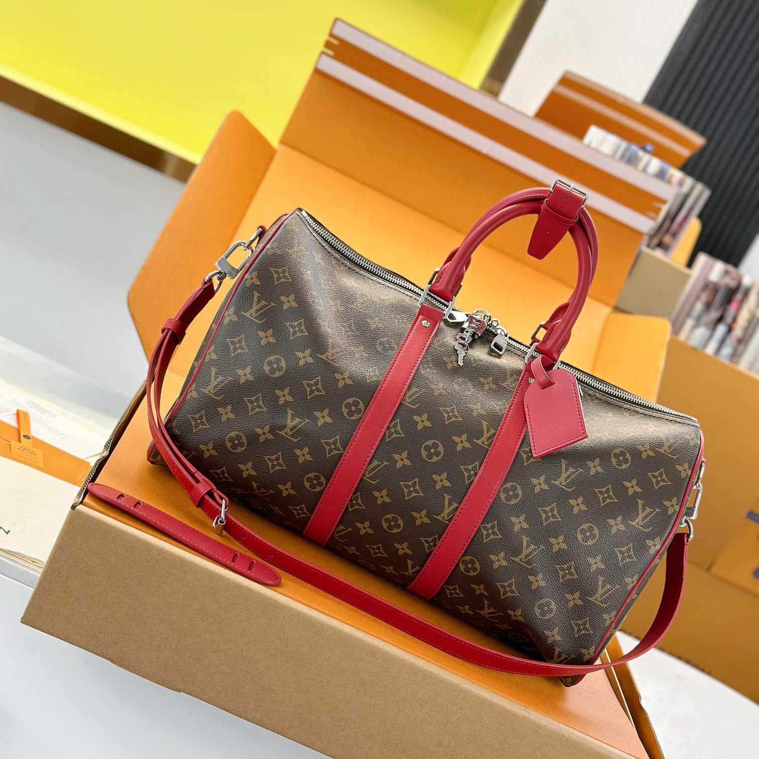 Louis Vuitton Keepall Bandoulière 45 M13808 - FashionPlug