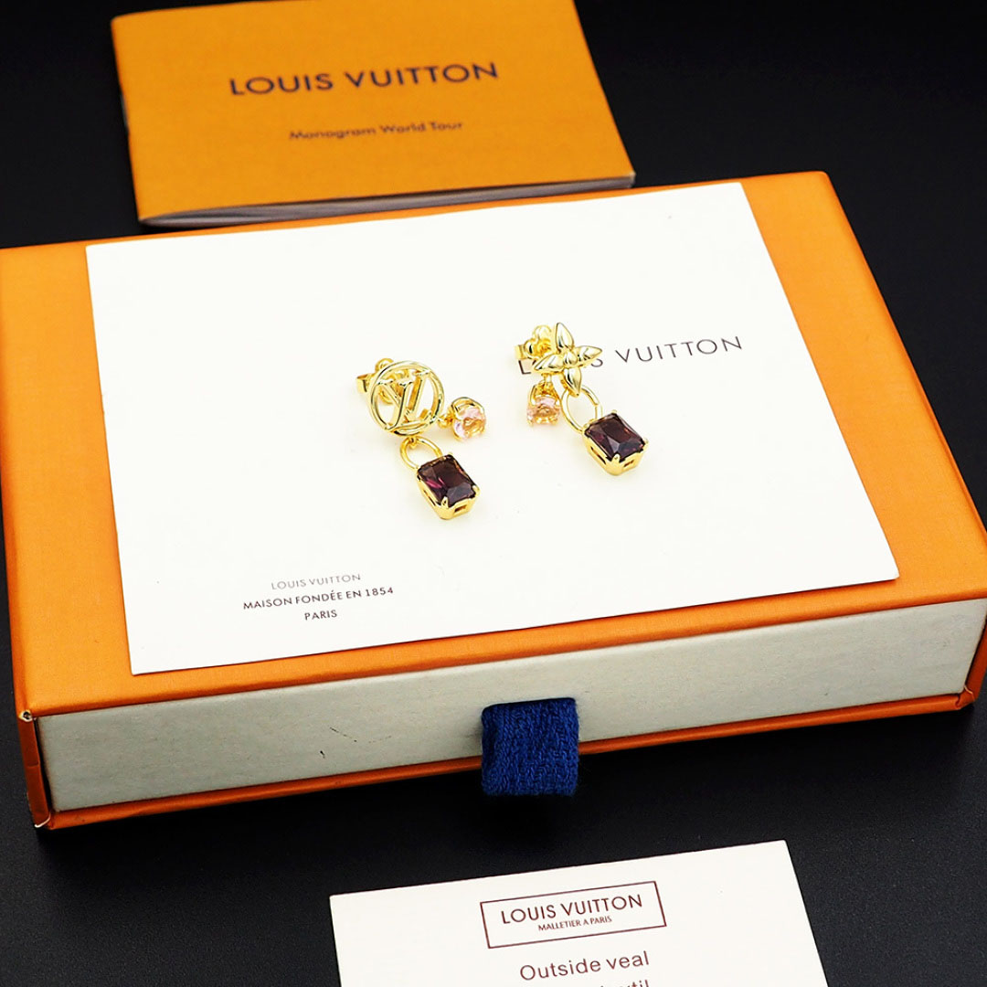 Louis Vuitton Circle Heirloom Earrings - FashionPlug