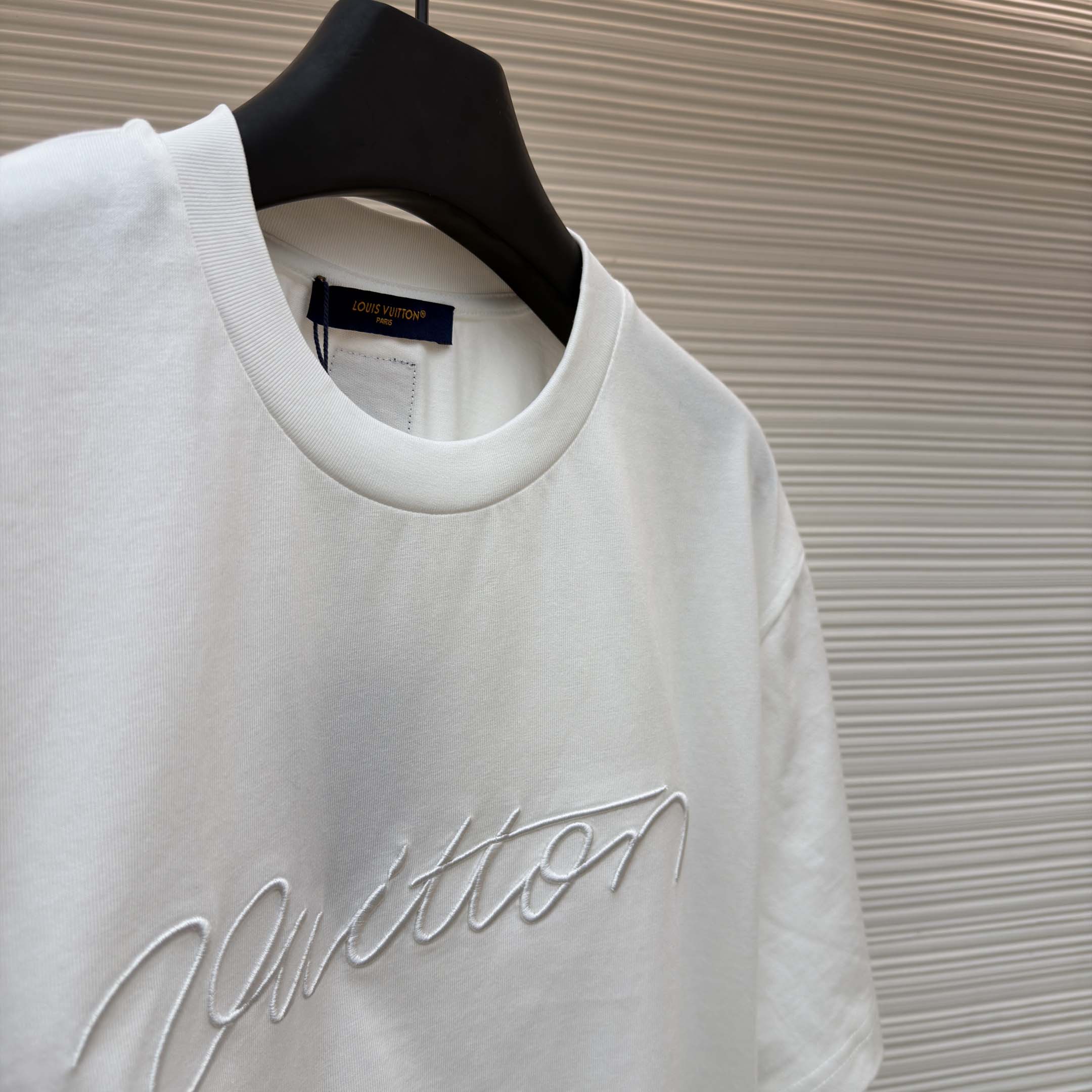 Louis Vuitton Embellished Signature Short-Sleeved T-Shirt    - FashionPlug