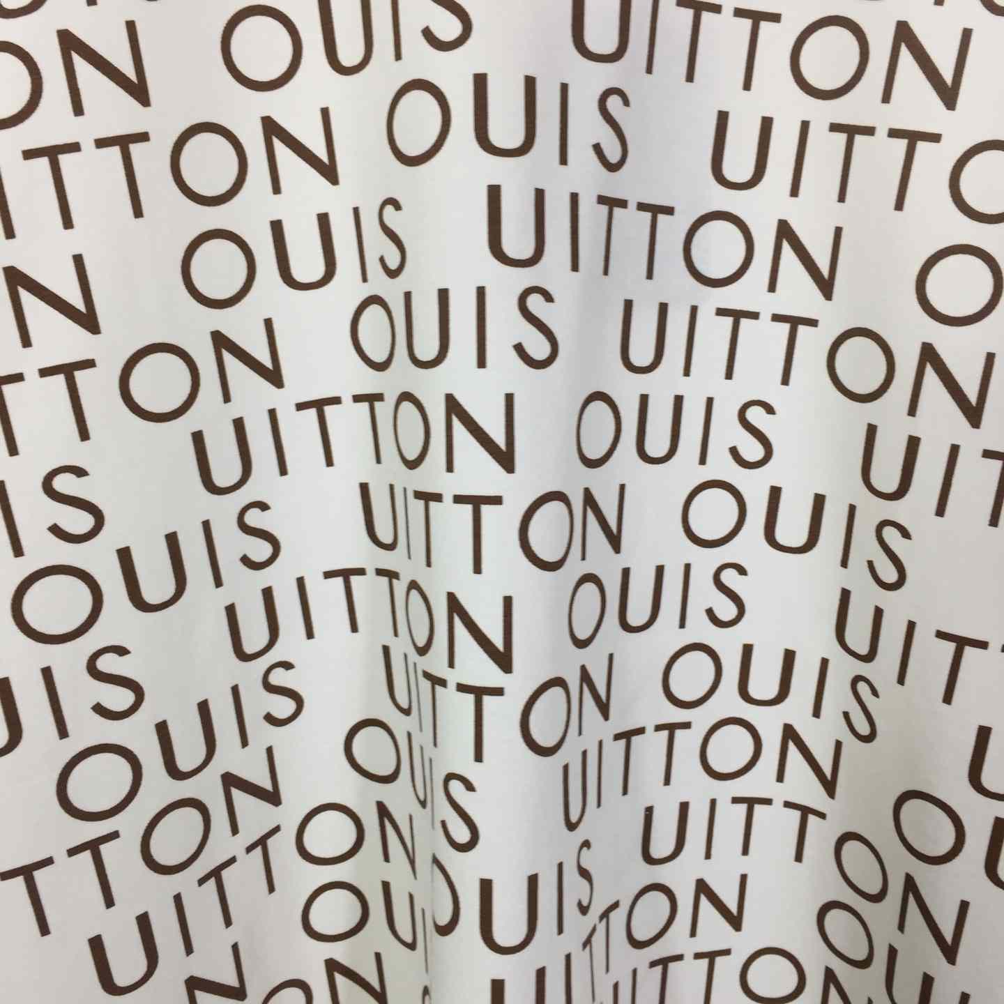 Louis Vuitton Cotton T-shirt With All-over Logo Print - FashionPlug