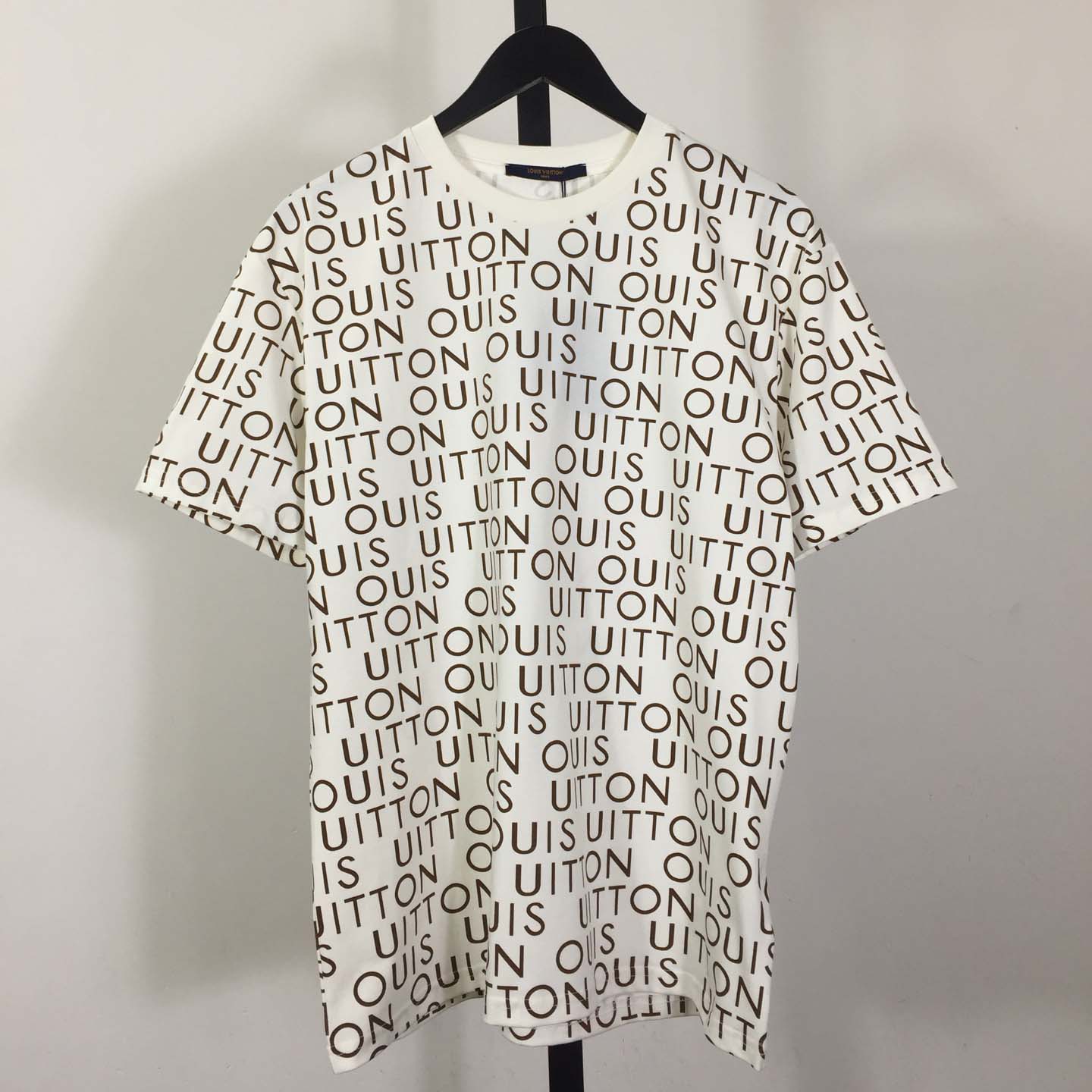 Louis Vuitton Cotton T-shirt With All-over Logo Print - FashionPlug