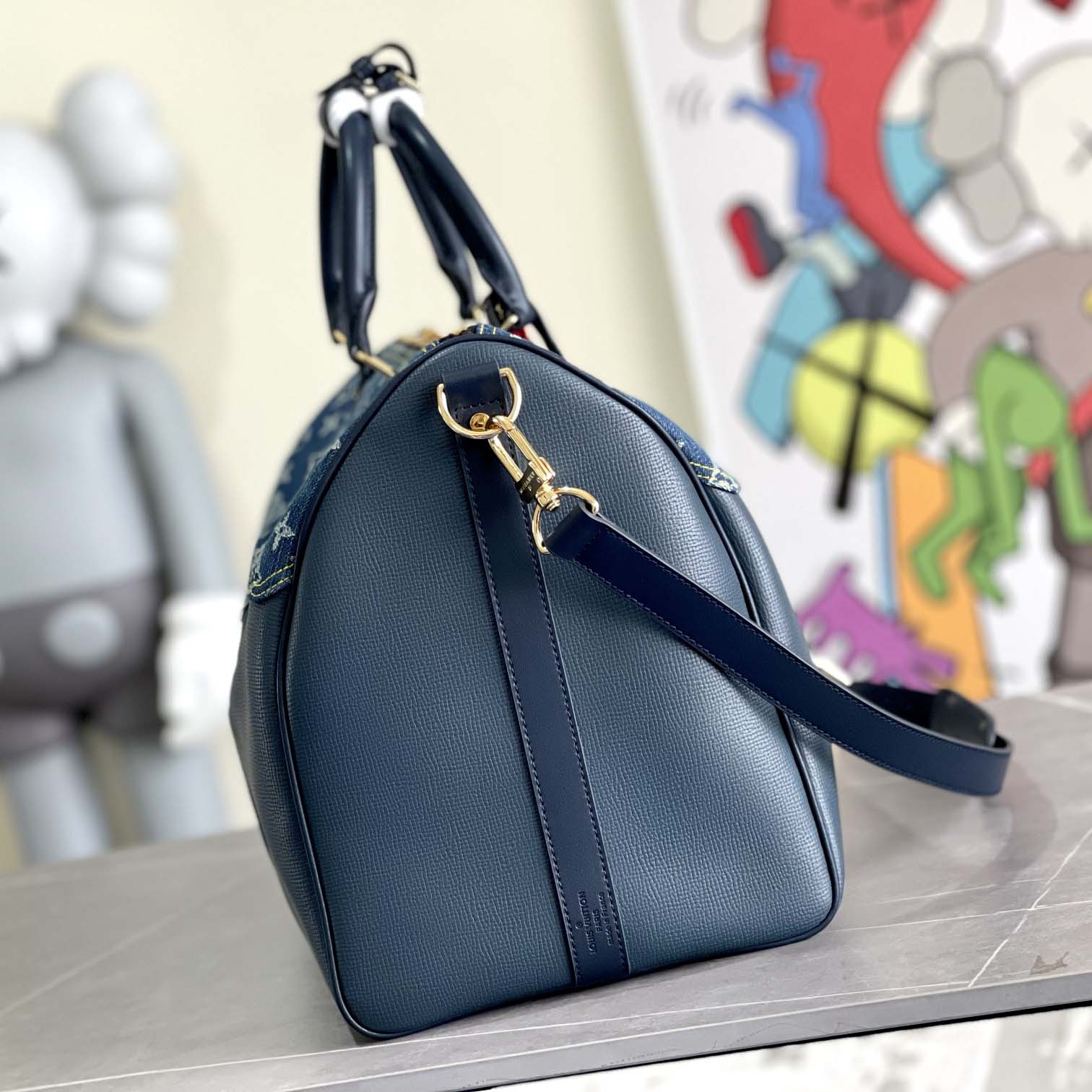 Louis Vuitton Nigo Keepall Bandouliere   50 - FashionPlug