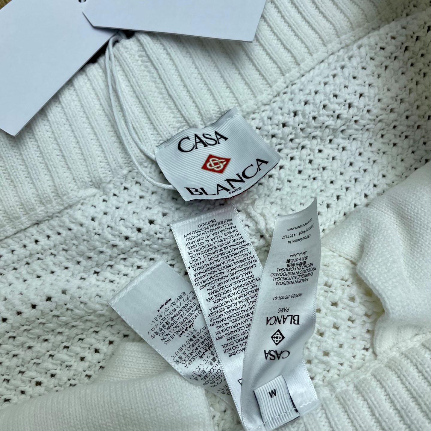 Casablanca Tennis Cotton Crochet Shorts Z6039 - FashionPlug