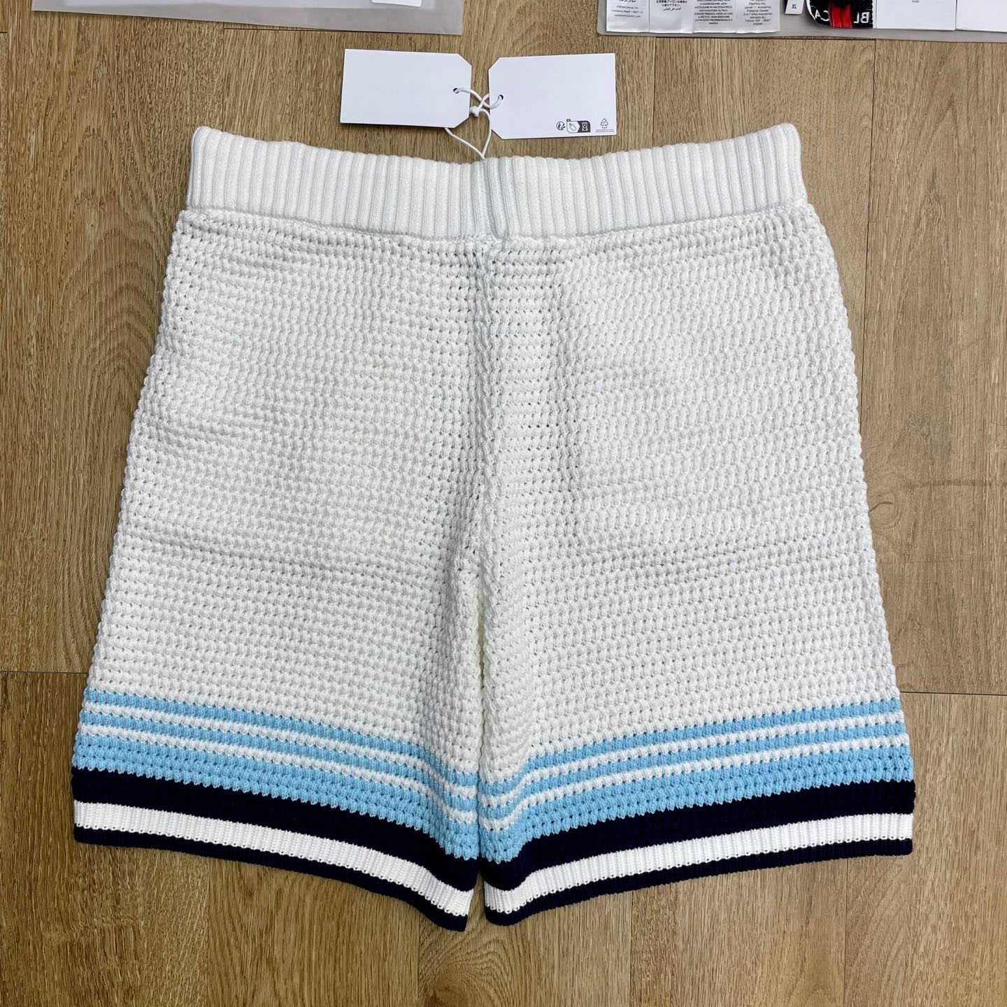 Casablanca Tennis Cotton Crochet Shorts Z6039 - FashionPlug