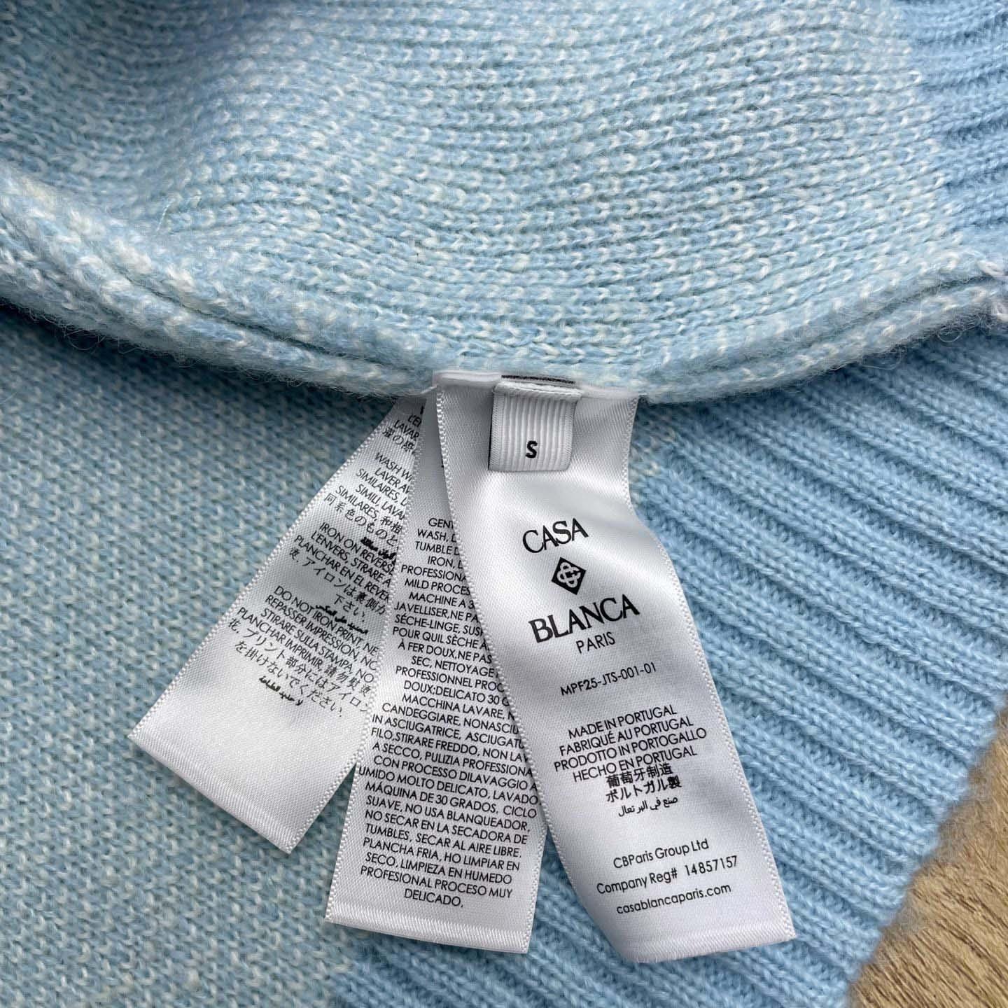 Casablanca Fluffy Gradient Mohair Zip Jacket     Z6036 - FashionPlug