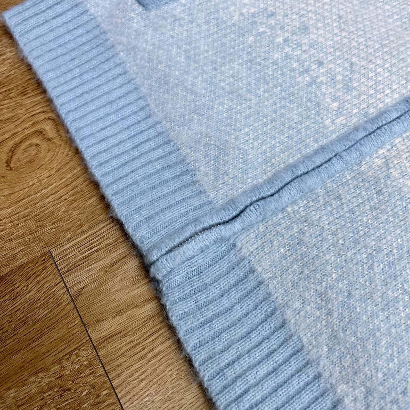 Casablanca Fluffy Gradient Mohair Zip Jacket     Z6036 - FashionPlug