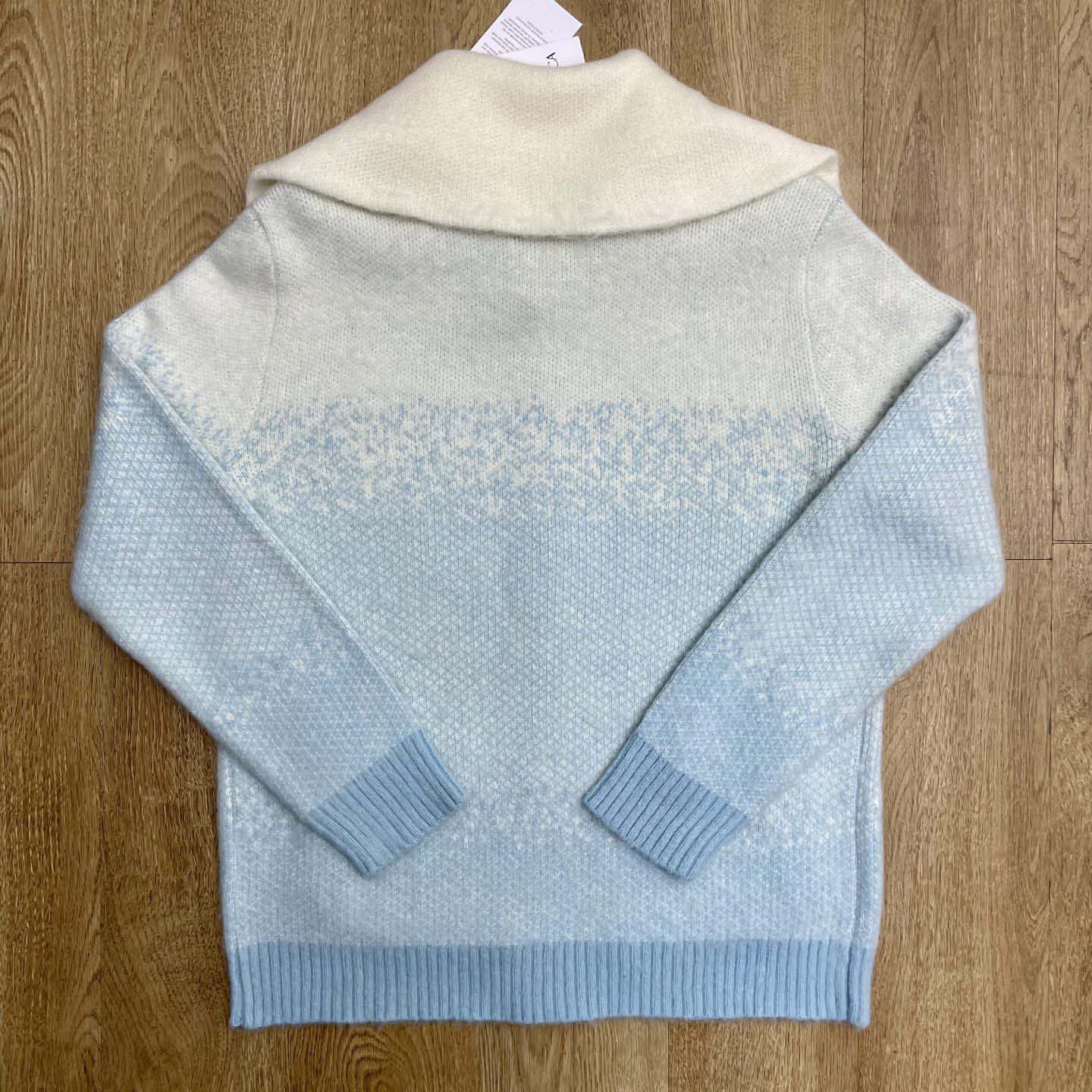 Casablanca Fluffy Gradient Mohair Zip Jacket     Z6036 - FashionPlug