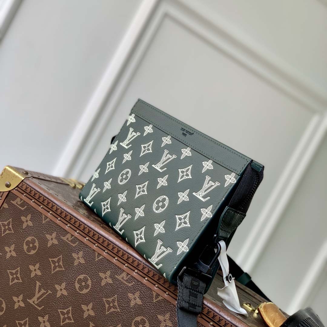 Louis Vuitton Gaston Wearable Wallet Monogram Eclipse    M81115 - FashionPlug