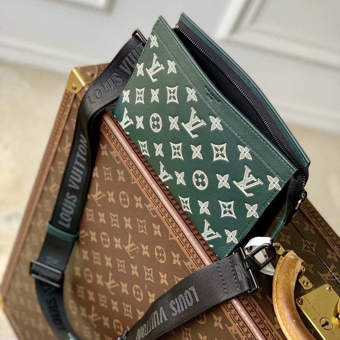 Louis Vuitton Gaston Wearable Wallet Monogram Eclipse    M81115 - FashionPlug