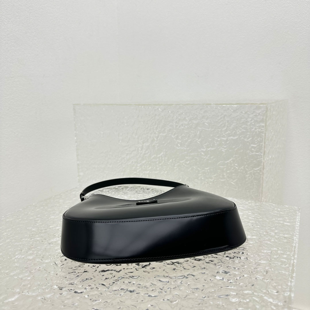 Prada Cleo Brushed Leather Shoulder Bag - FashionPlug