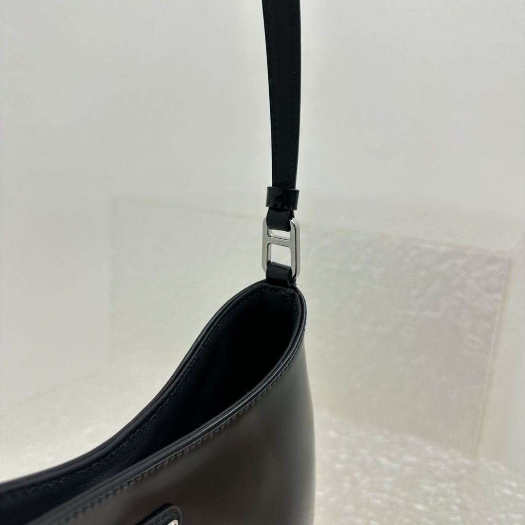 Prada Cleo Brushed Leather Shoulder Bag - FashionPlug