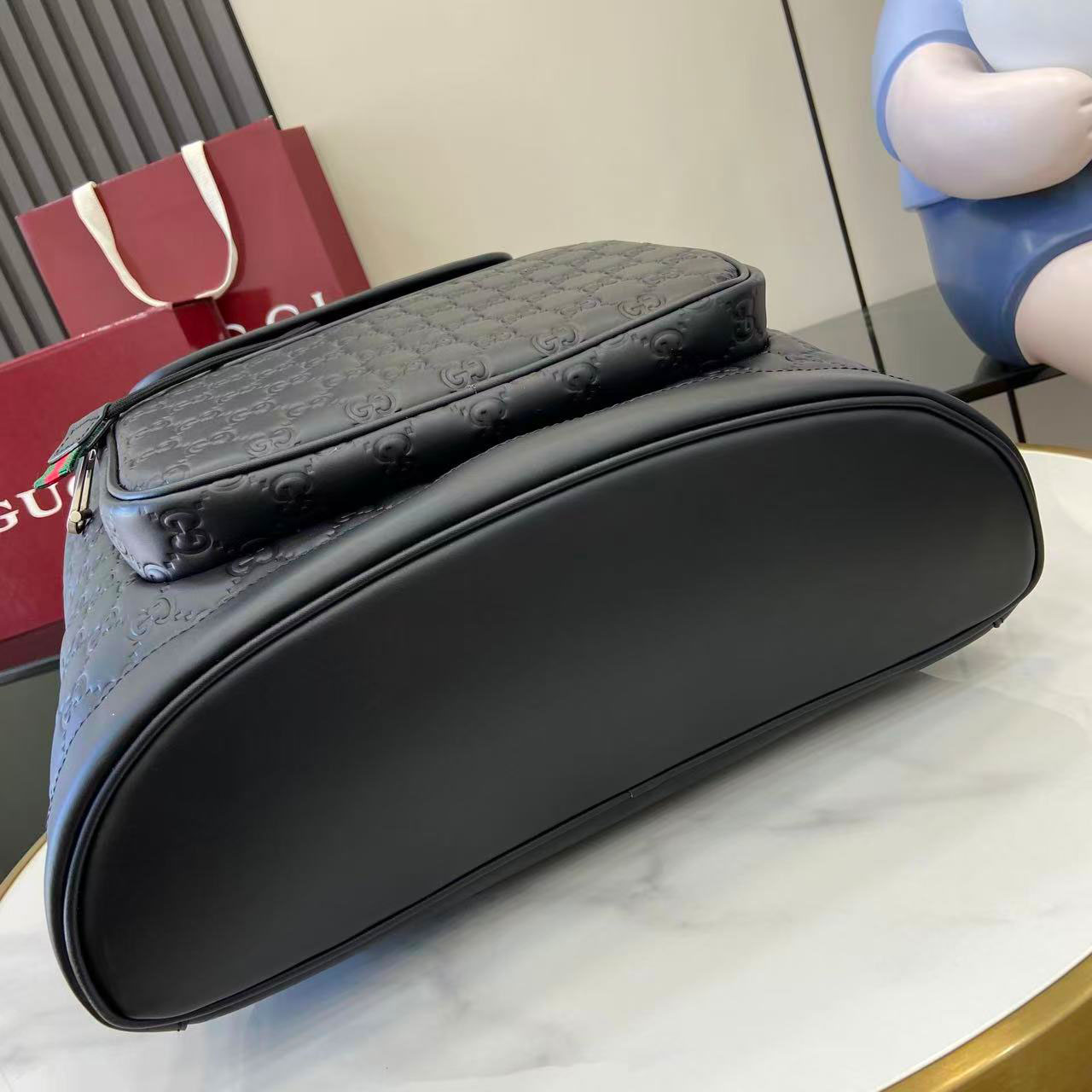 Gucci Emblem Medium Backpack 854750 - FashionPlug