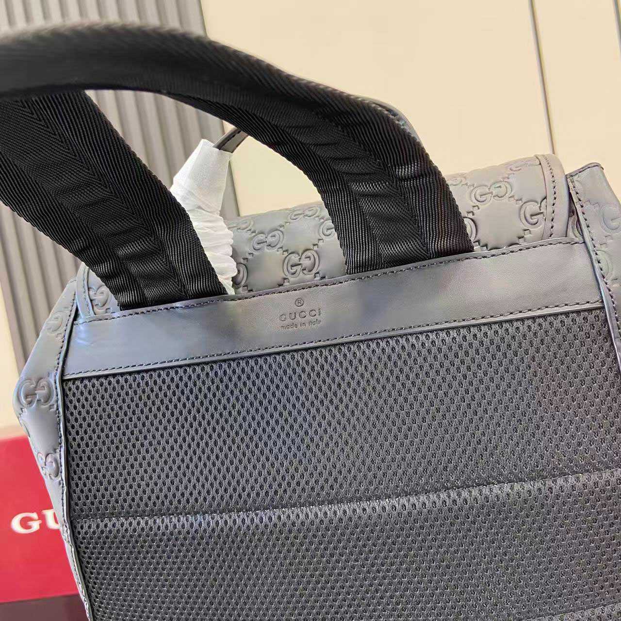 Gucci Emblem Medium Backpack 854750 - FashionPlug