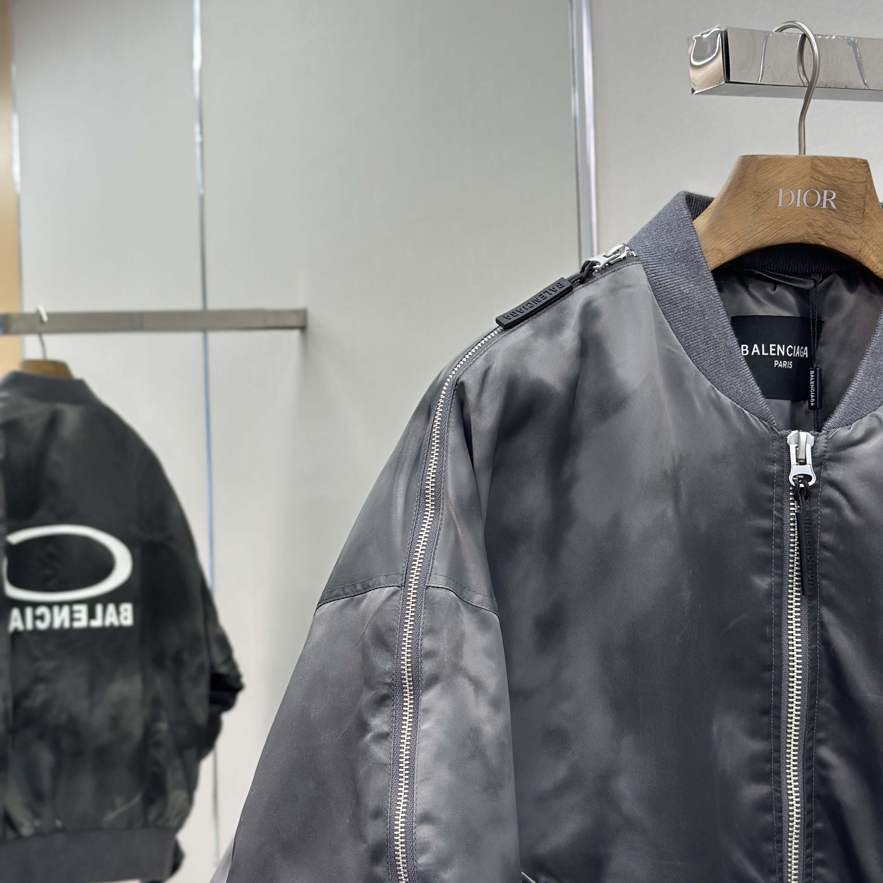 Balenciaga Bomber Jacket  - FashionPlug