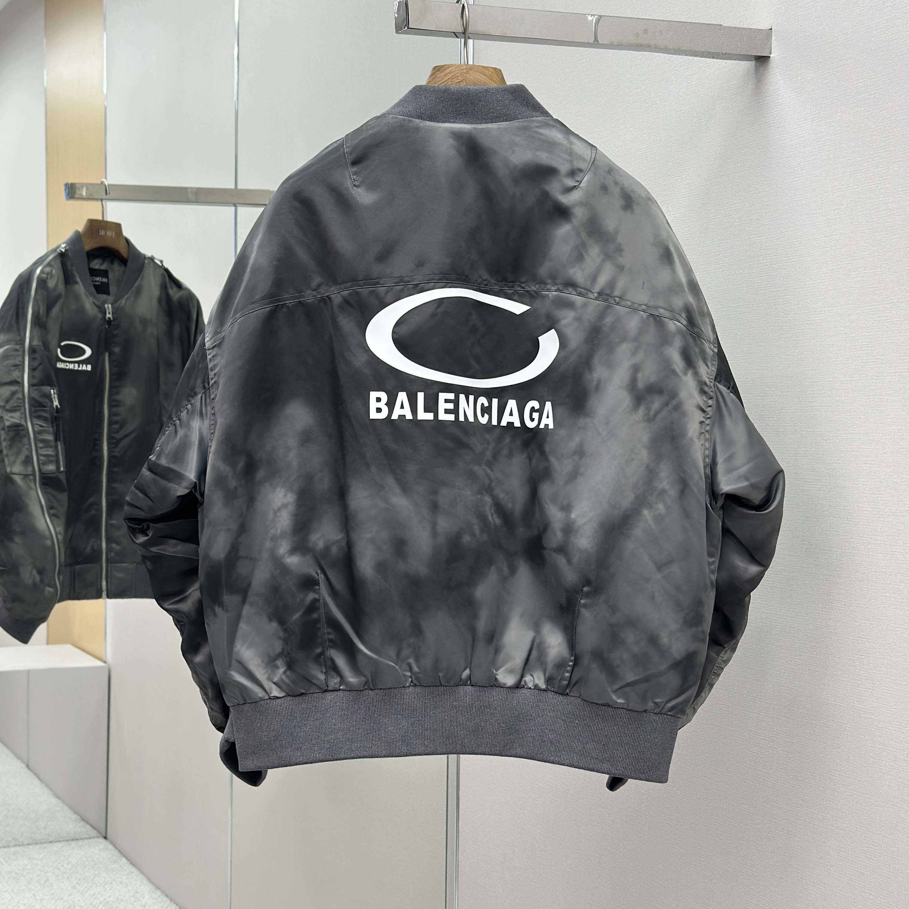 Balenciaga Bomber Jacket  - FashionPlug