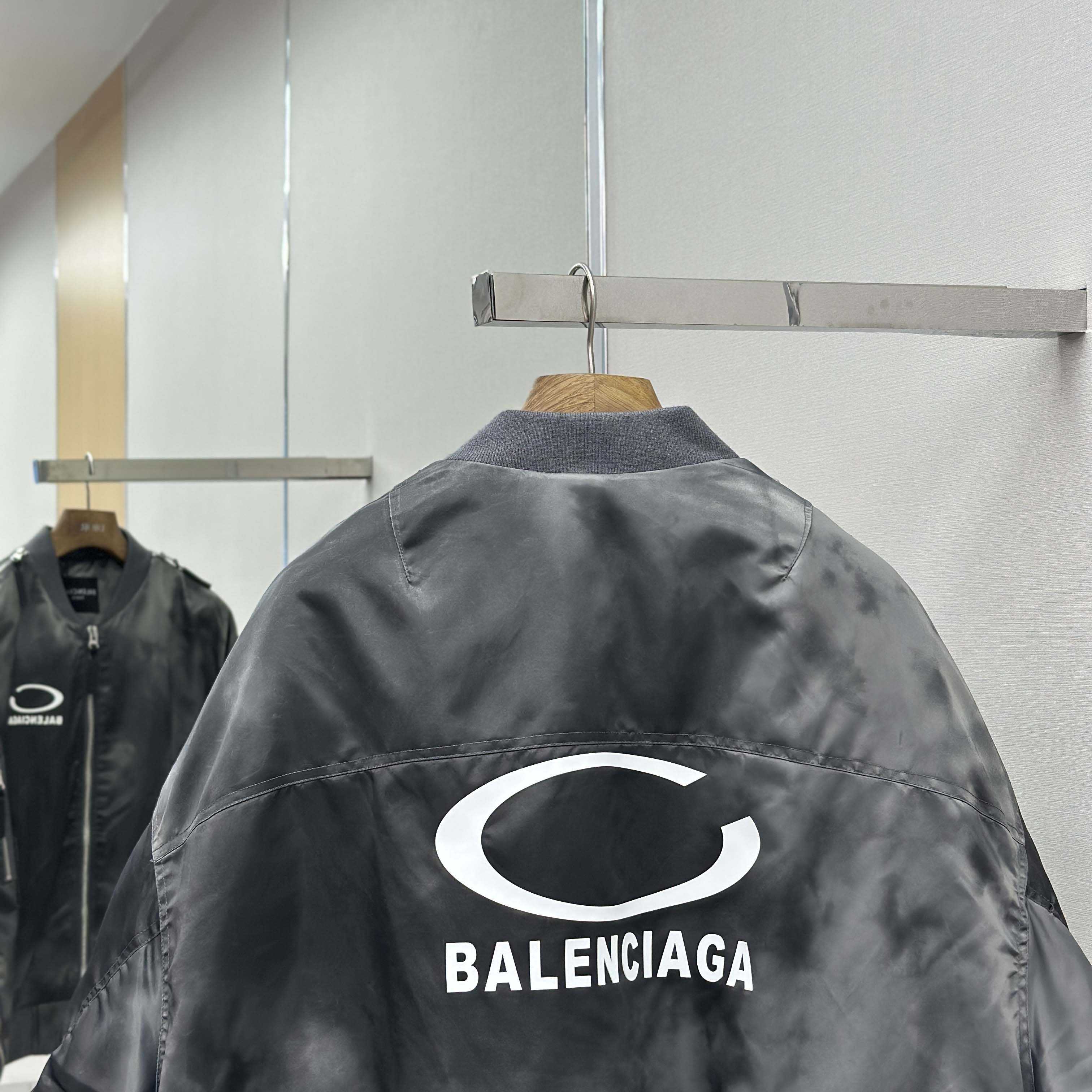 Balenciaga Bomber Jacket  - FashionPlug