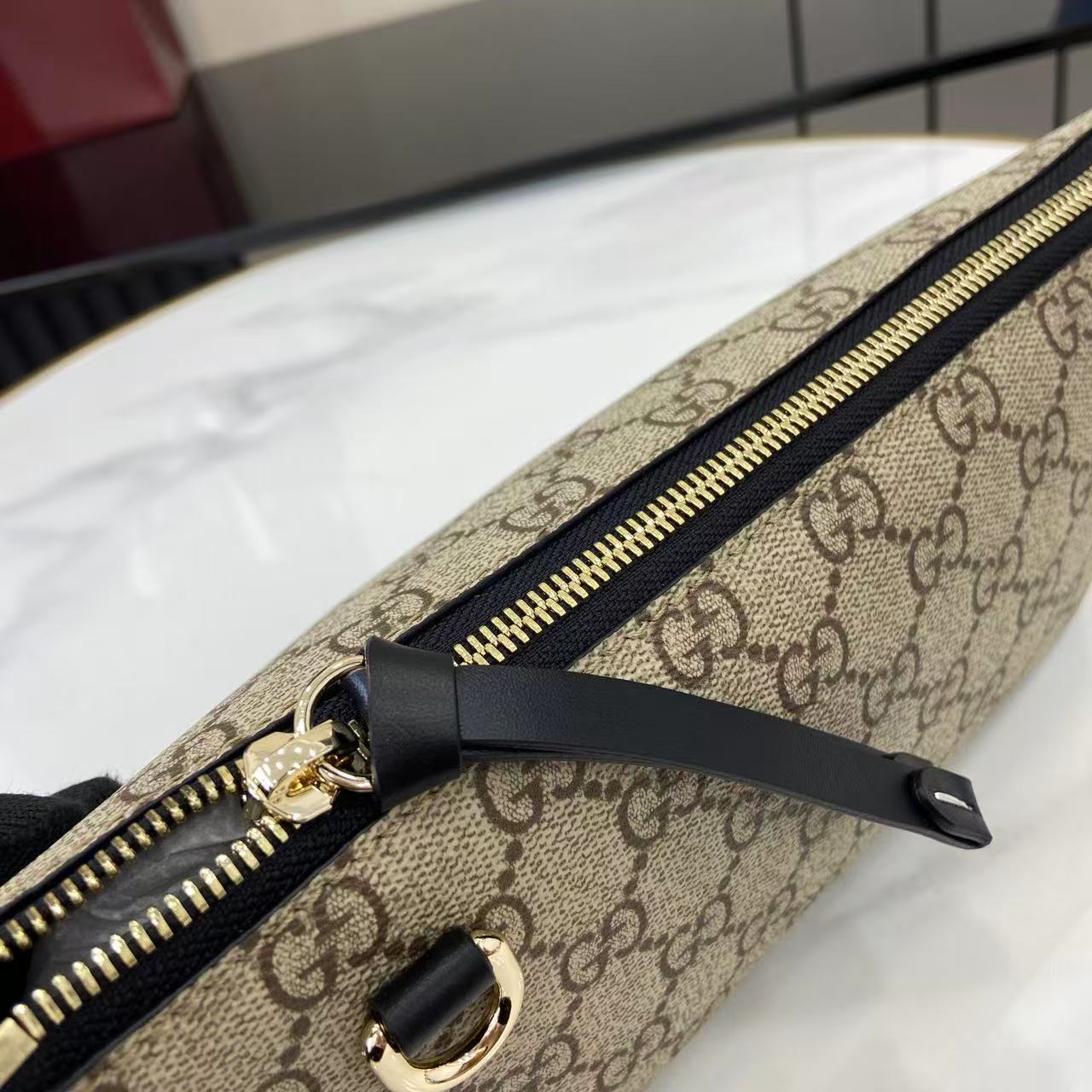Gucci GG Emblem Small Shoulder Bag - FashionPlug