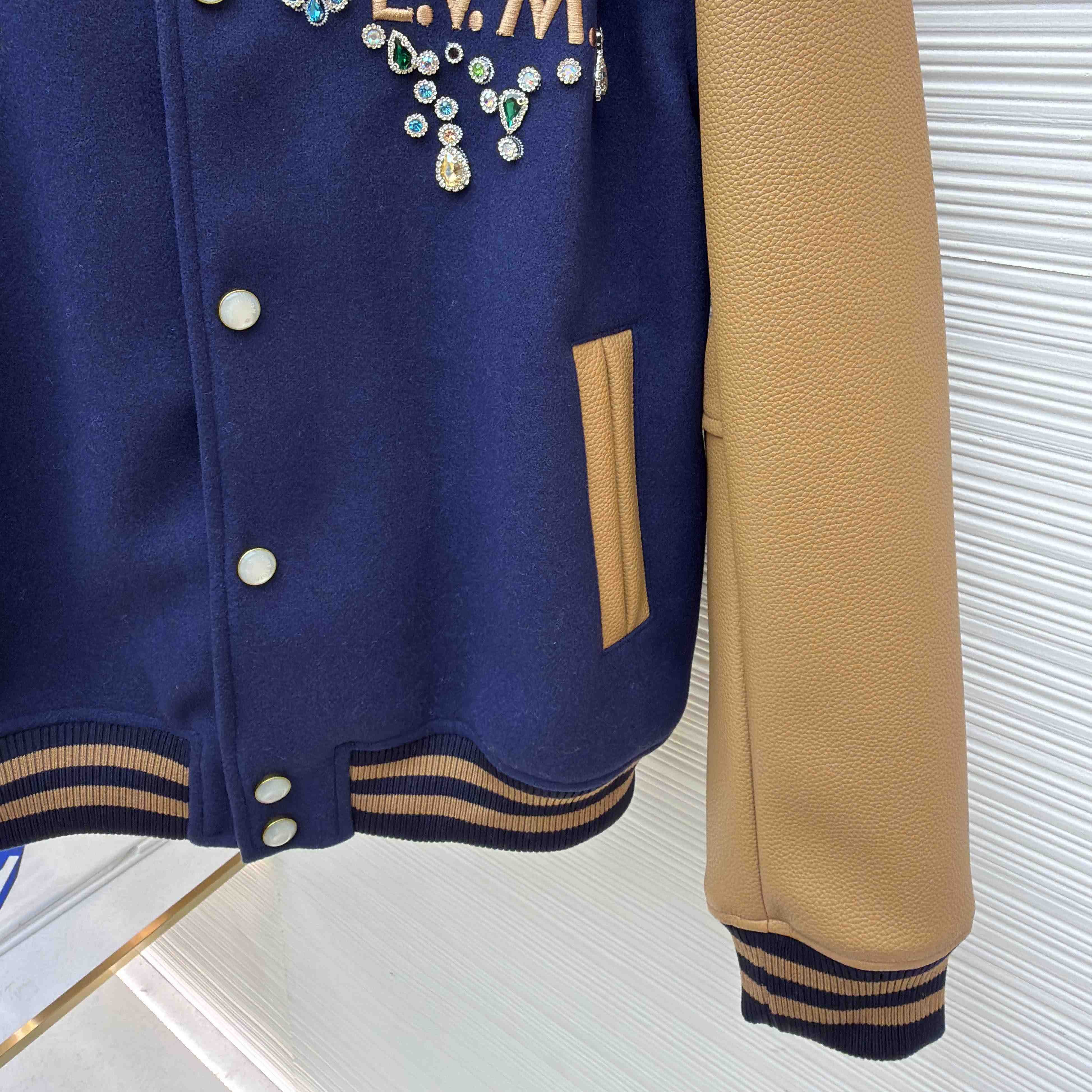 Louis Vuitton Embellished Varsity Jacket   1AJUZ7 - FashionPlug