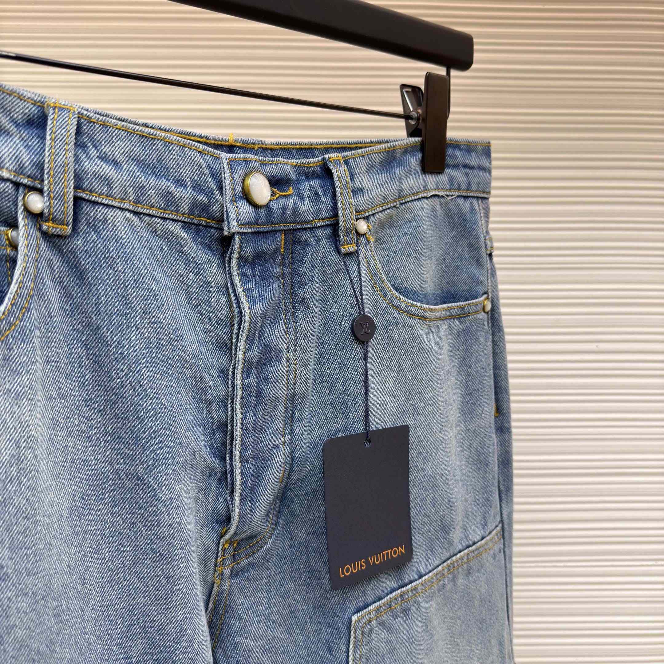 Louis Vuitton Denim Carpenter Pants    1AJBKQ - FashionPlug