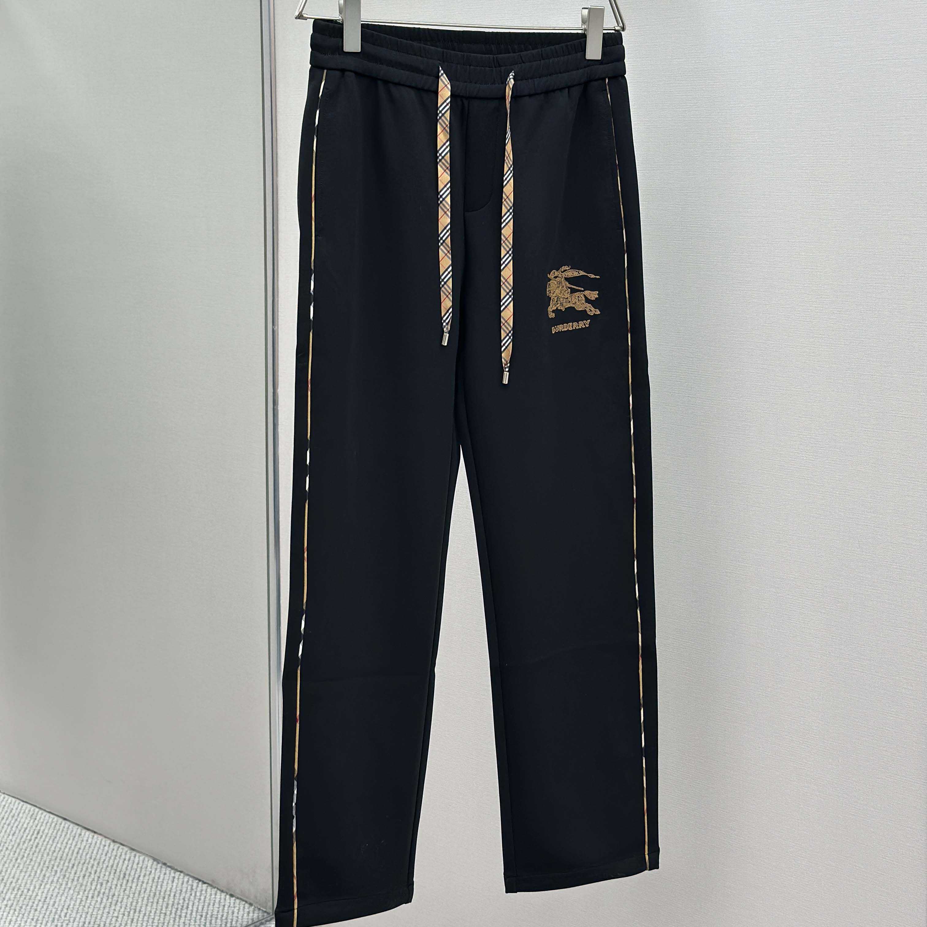 Burberry Trousers In Cotton  - FashionPlug