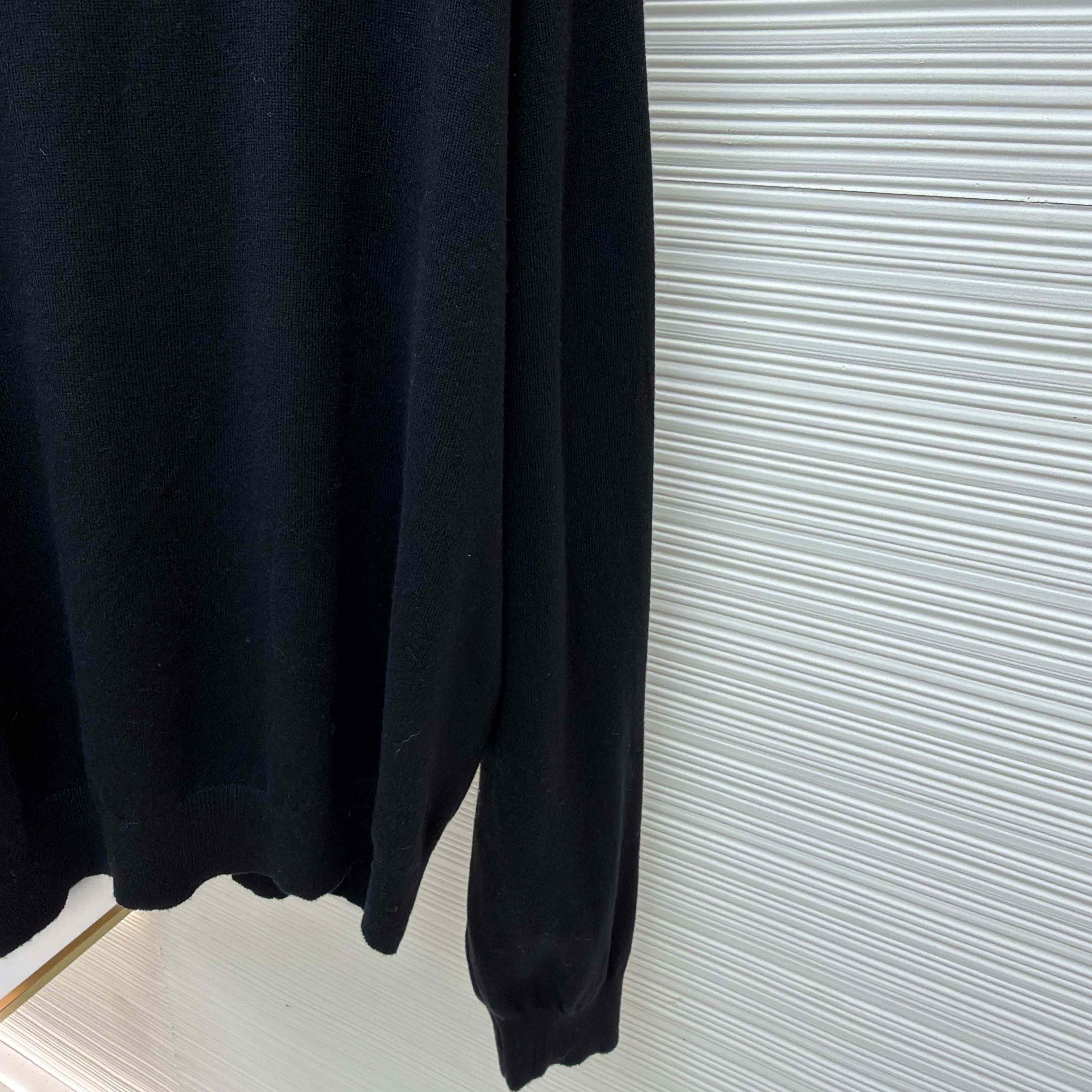 Balenciaga Crewneck Sweater in black  - FashionPlug