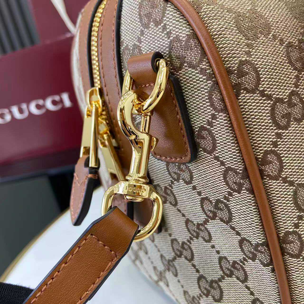 Gucci Ophidia Medium Boston Bag 857595 - FashionPlug