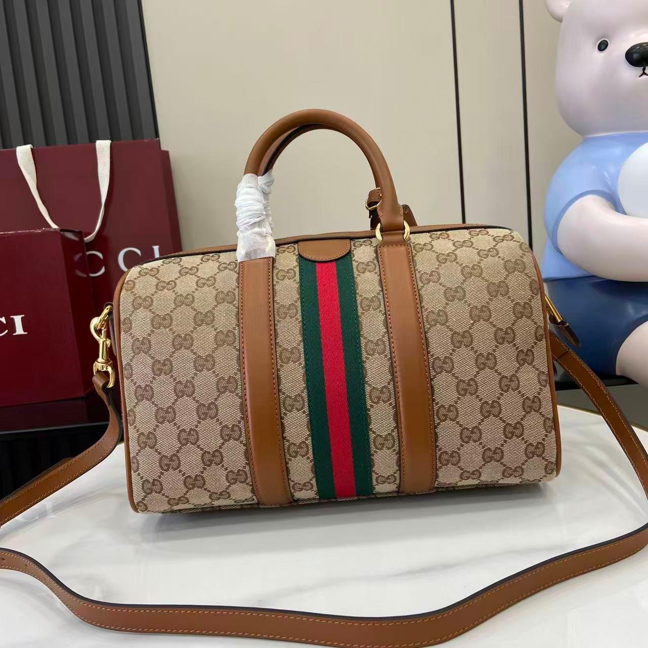 Gucci Ophidia Medium Boston Bag 857595 - FashionPlug