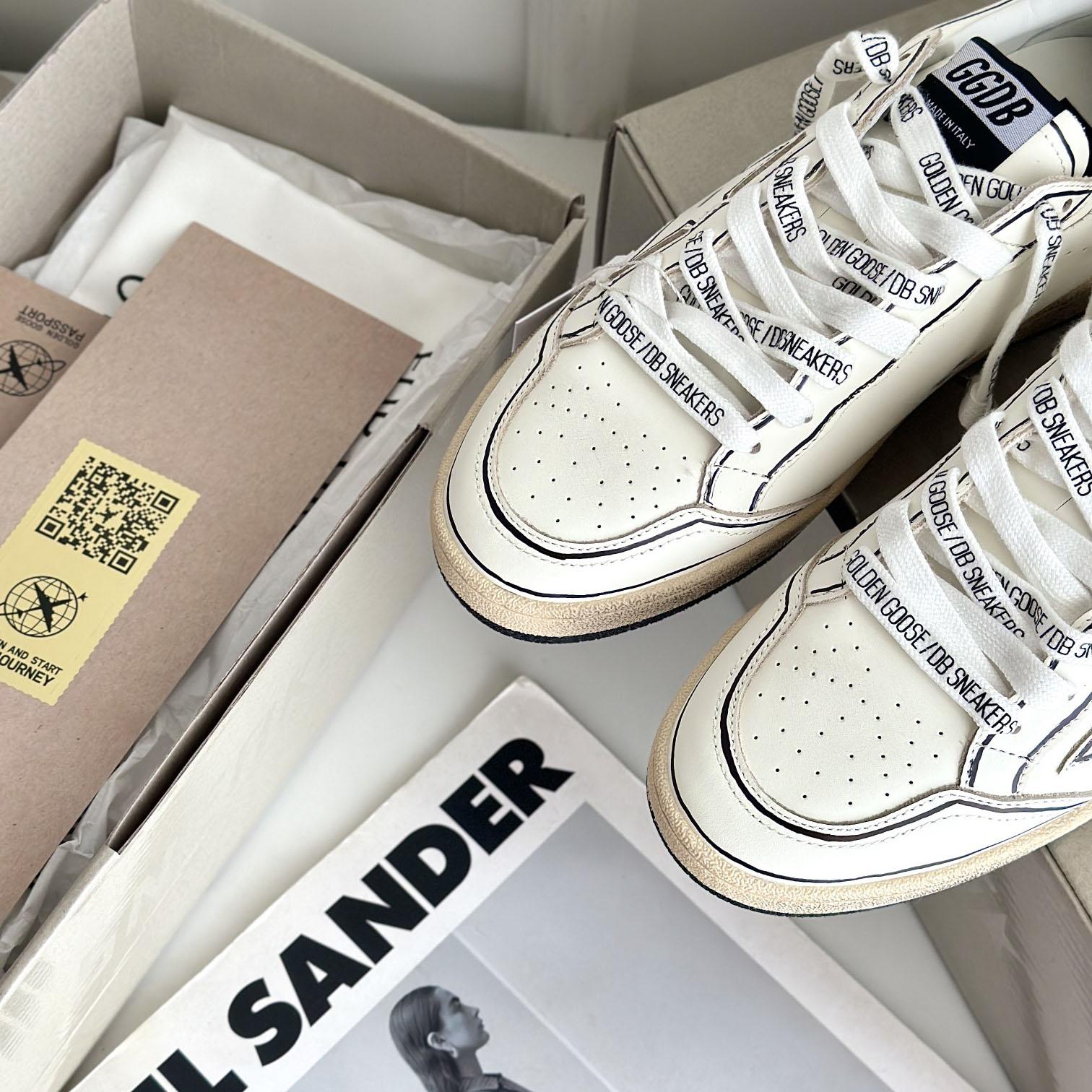 Golden Goose Ball-Star White Grafitti Star White Heel Tab #BEYONDESIRE - FashionPlug