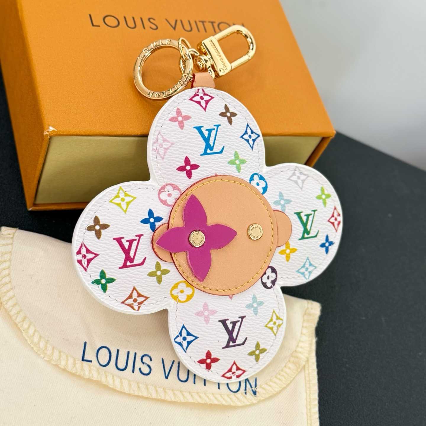 Louis Vuitton LV x TM Vivienne Head Bag Charm   M03728 - FashionPlug
