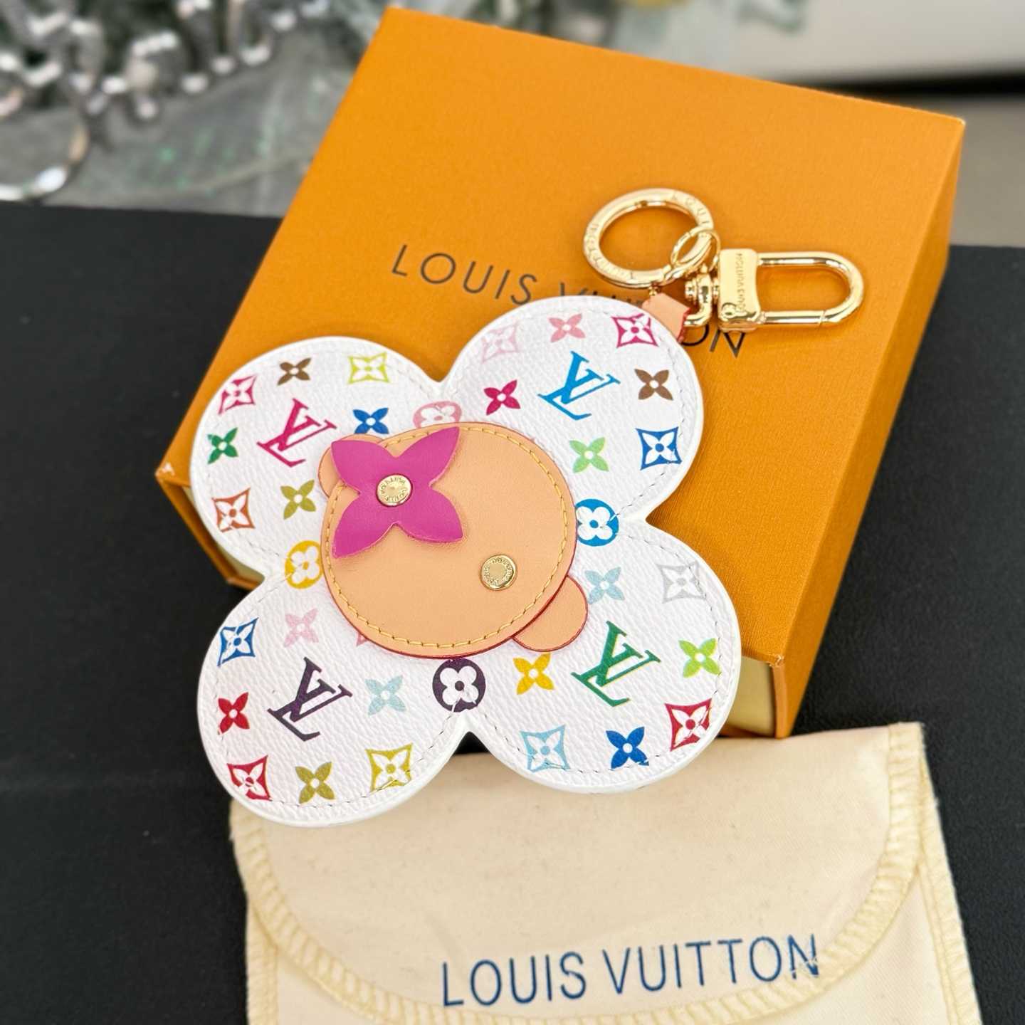 Louis Vuitton LV x TM Vivienne Head Bag Charm   M03728 - FashionPlug