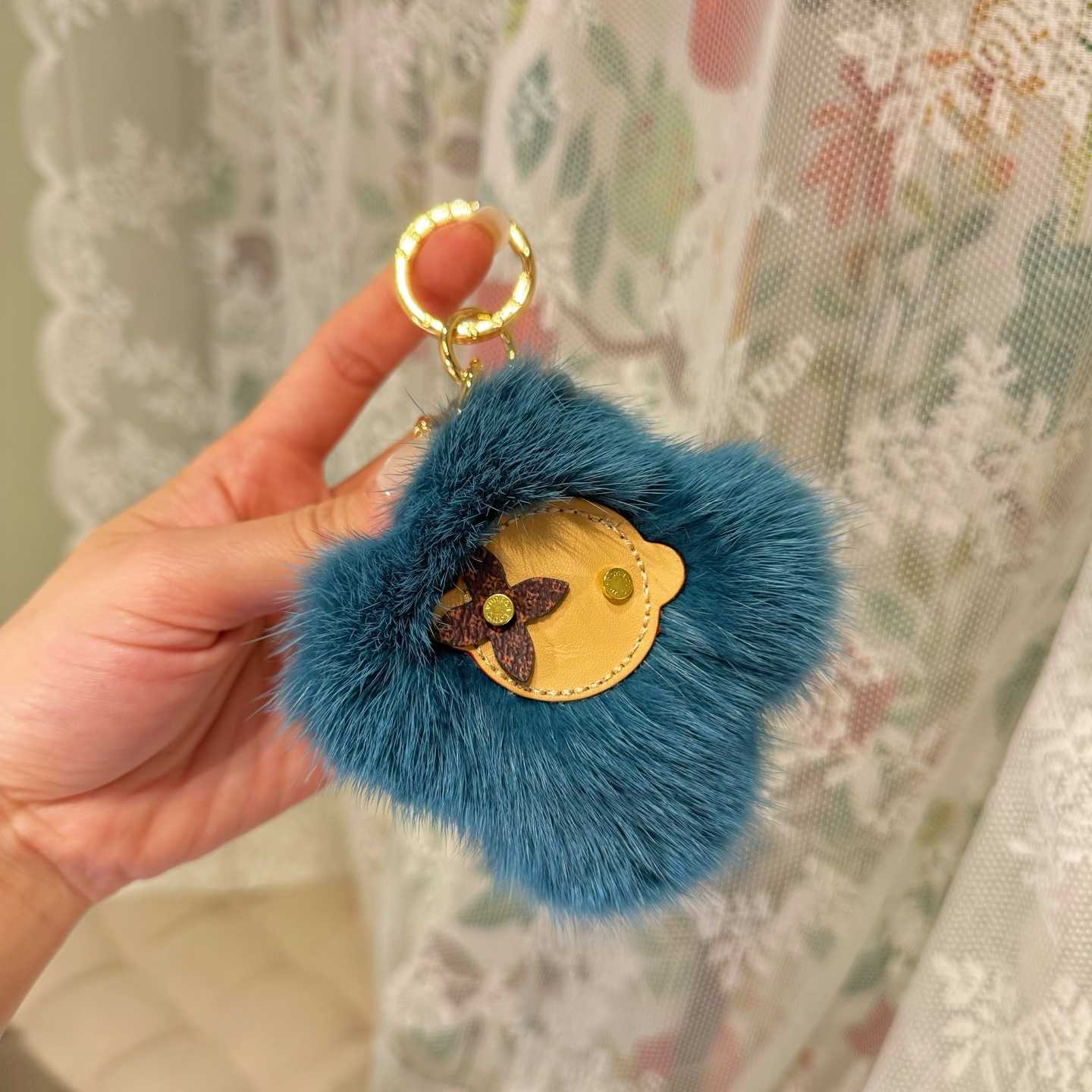 Louis Vuitton Vivienne Fur Key Holder   M03820 - FashionPlug