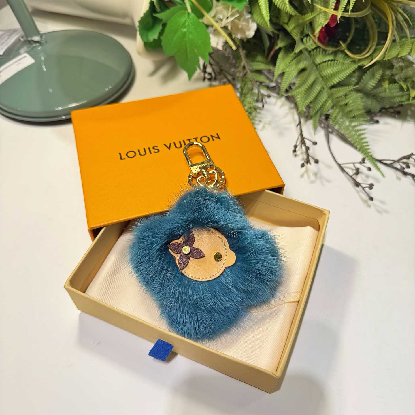Louis Vuitton Vivienne Fur Key Holder   M03820 - FashionPlug