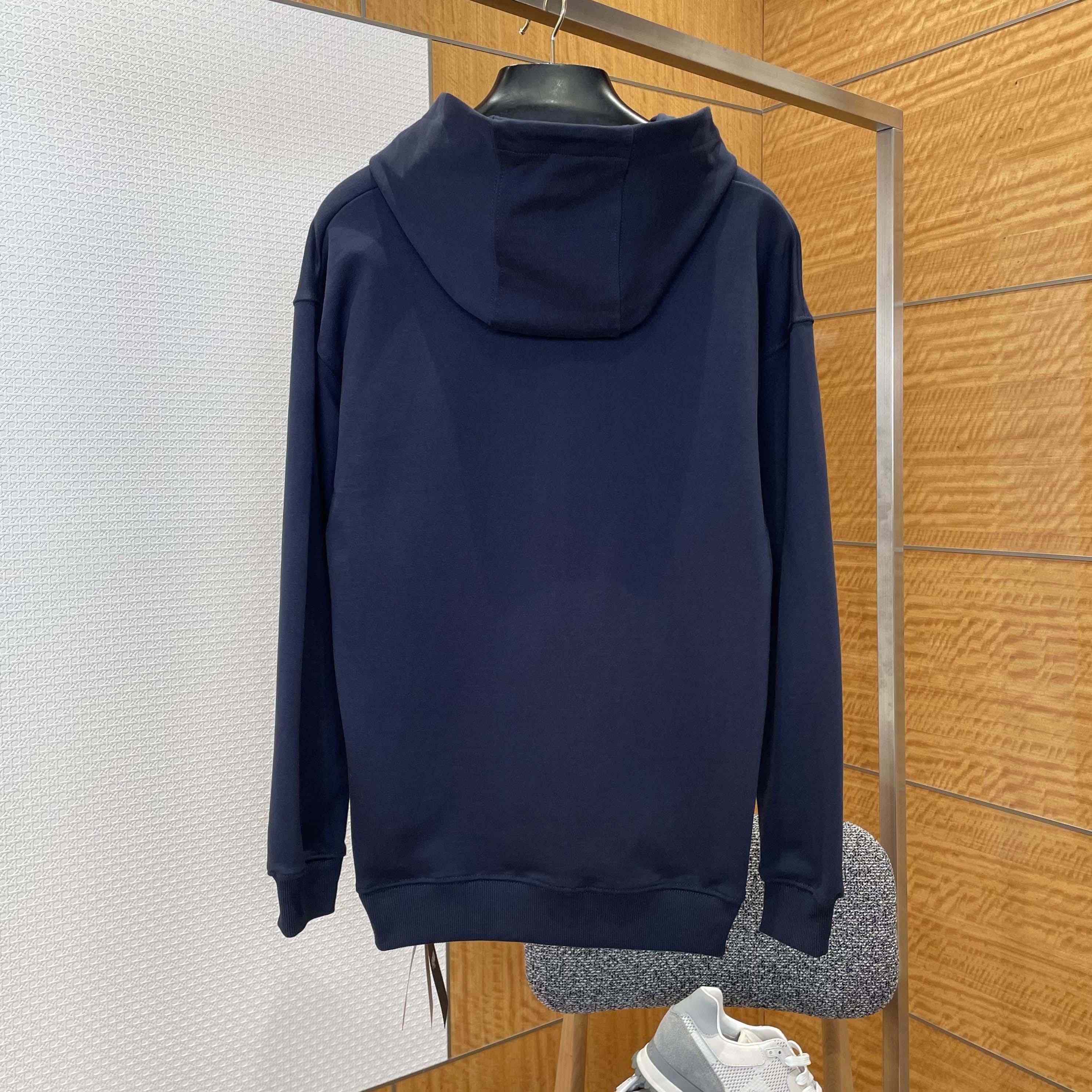 Fendi Lunar New Year Dark Blue Cotton Sweatshirt - FashionPlug