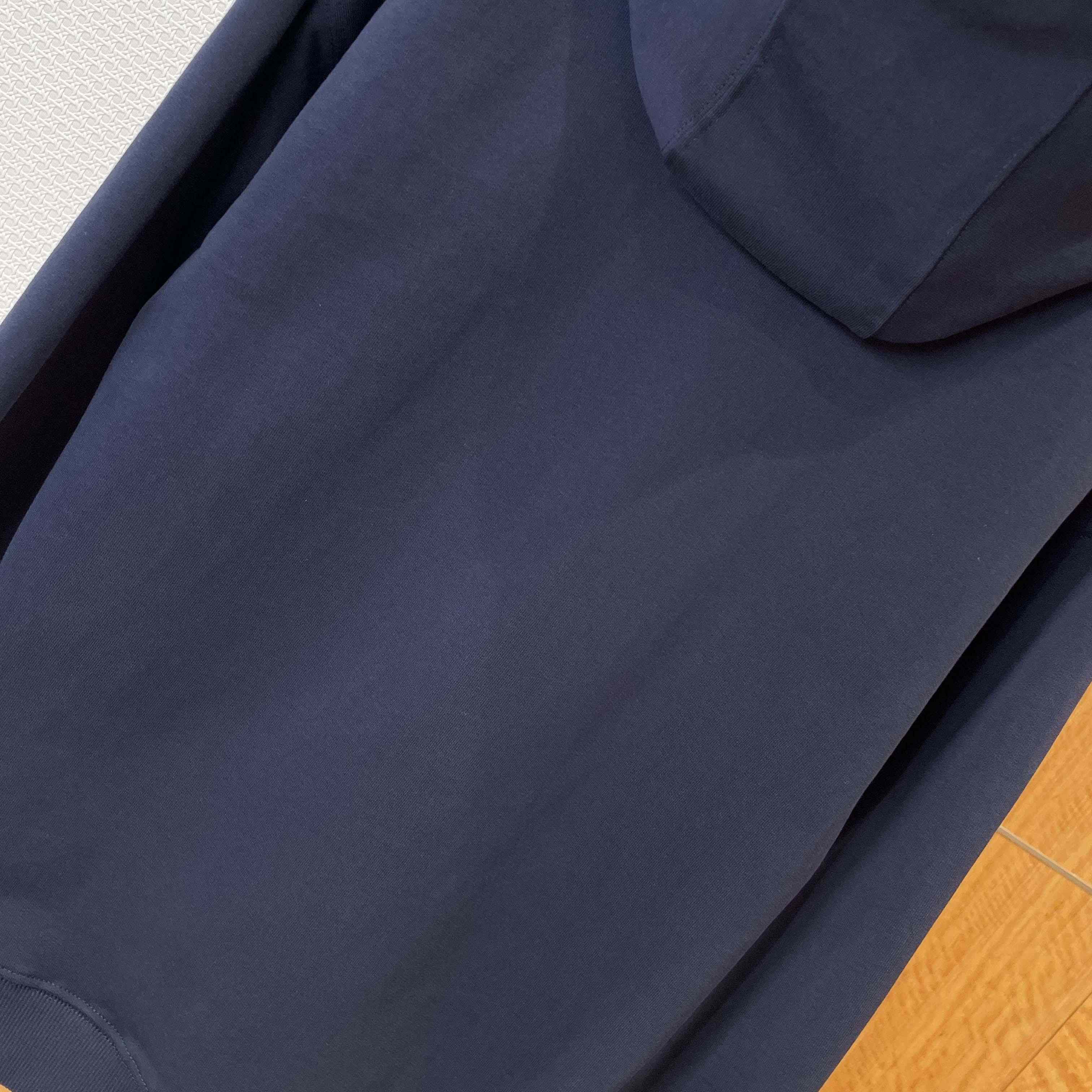 Fendi Lunar New Year Dark Blue Cotton Sweatshirt - FashionPlug