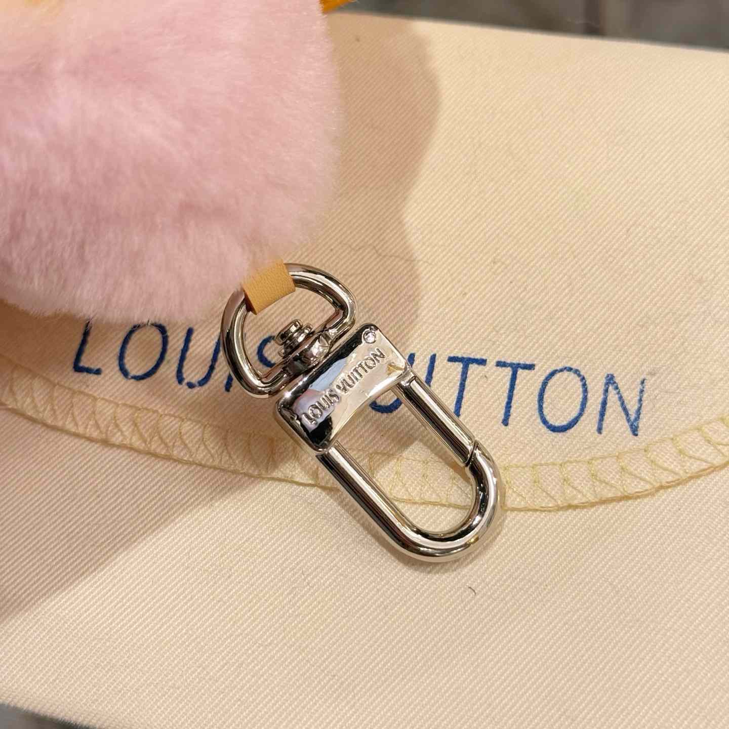 Louis Vuitton Vivienne Shearling Bag Charm   - FashionPlug
