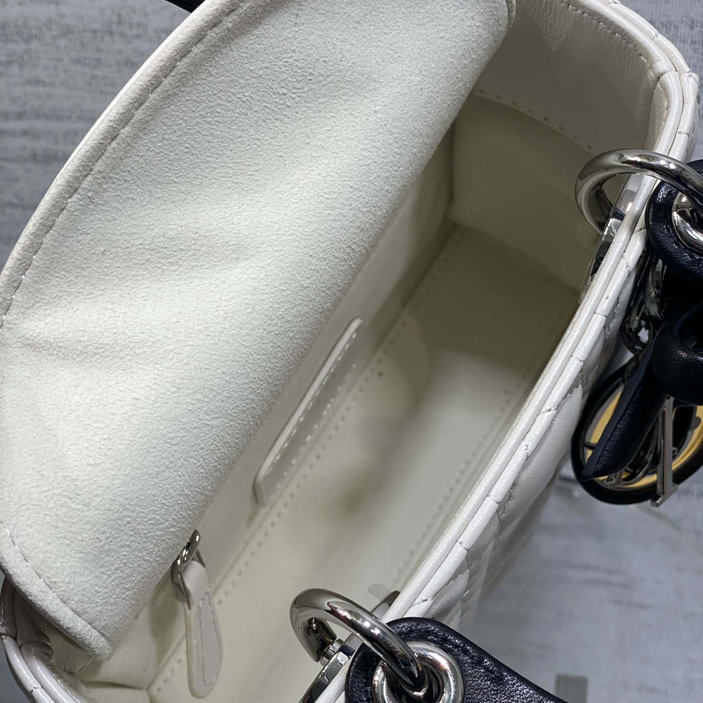 Dior Or Mini Lady Dior Bag with Chain  - FashionPlug