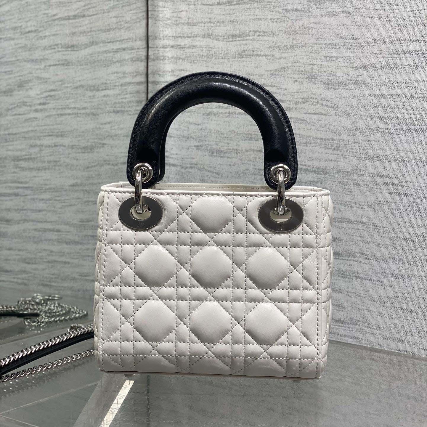 Dior Or Mini Lady Dior Bag with Chain  - FashionPlug
