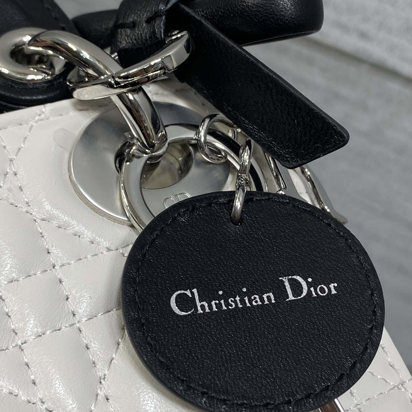 Dior Or Mini Lady Dior Bag with Chain  - FashionPlug