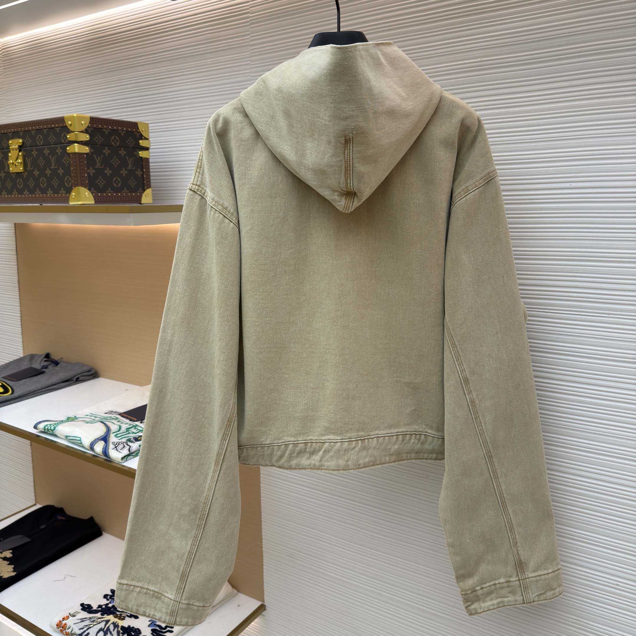 Balenciaga Zipped-pocket Long-sleeves Denim Jacket - FashionPlug