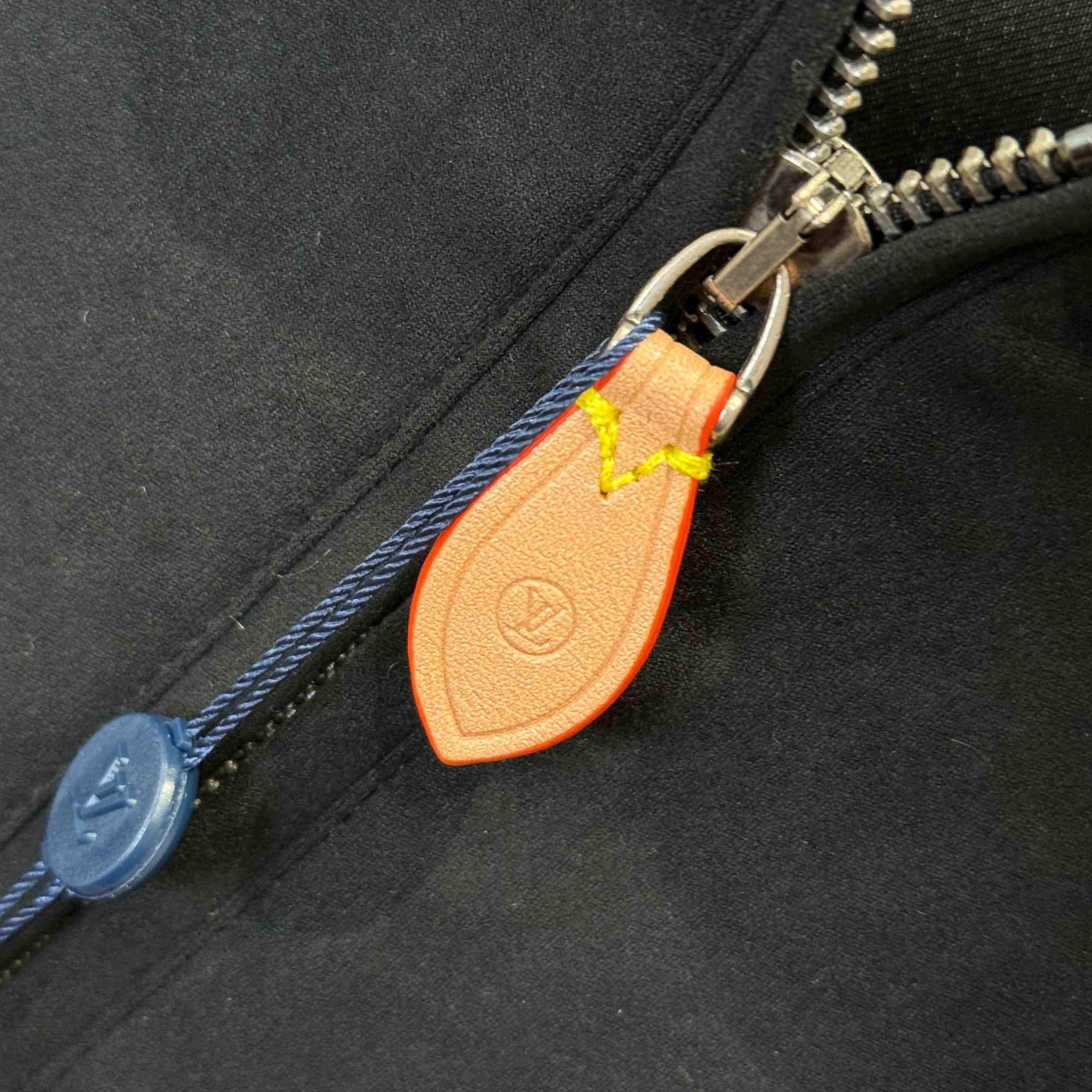 Louis Vuitton Leather Mix Hooded Blouson 1AJSN8 - FashionPlug