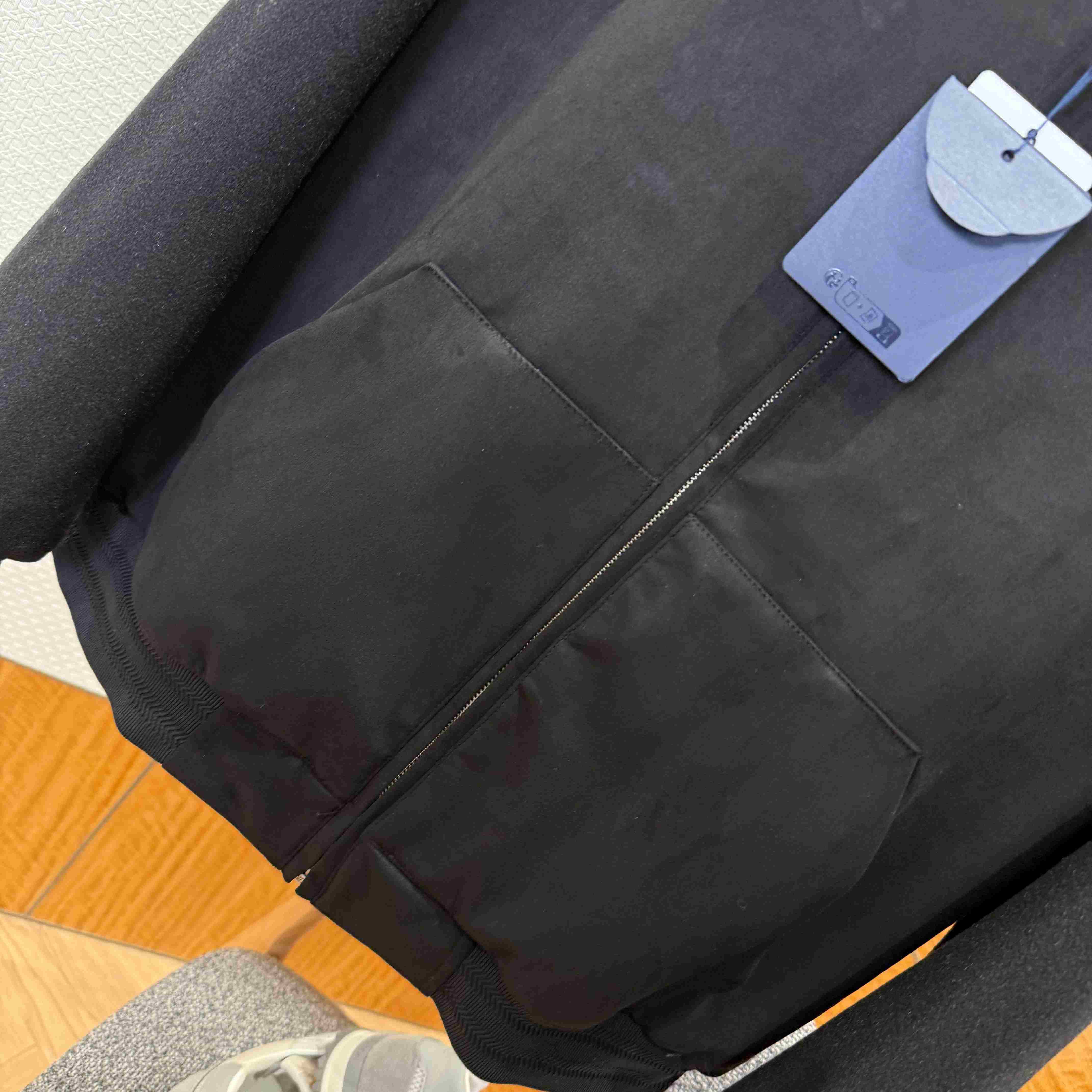 Louis Vuitton Leather Mix Hooded Blouson 1AJSN8 - FashionPlug