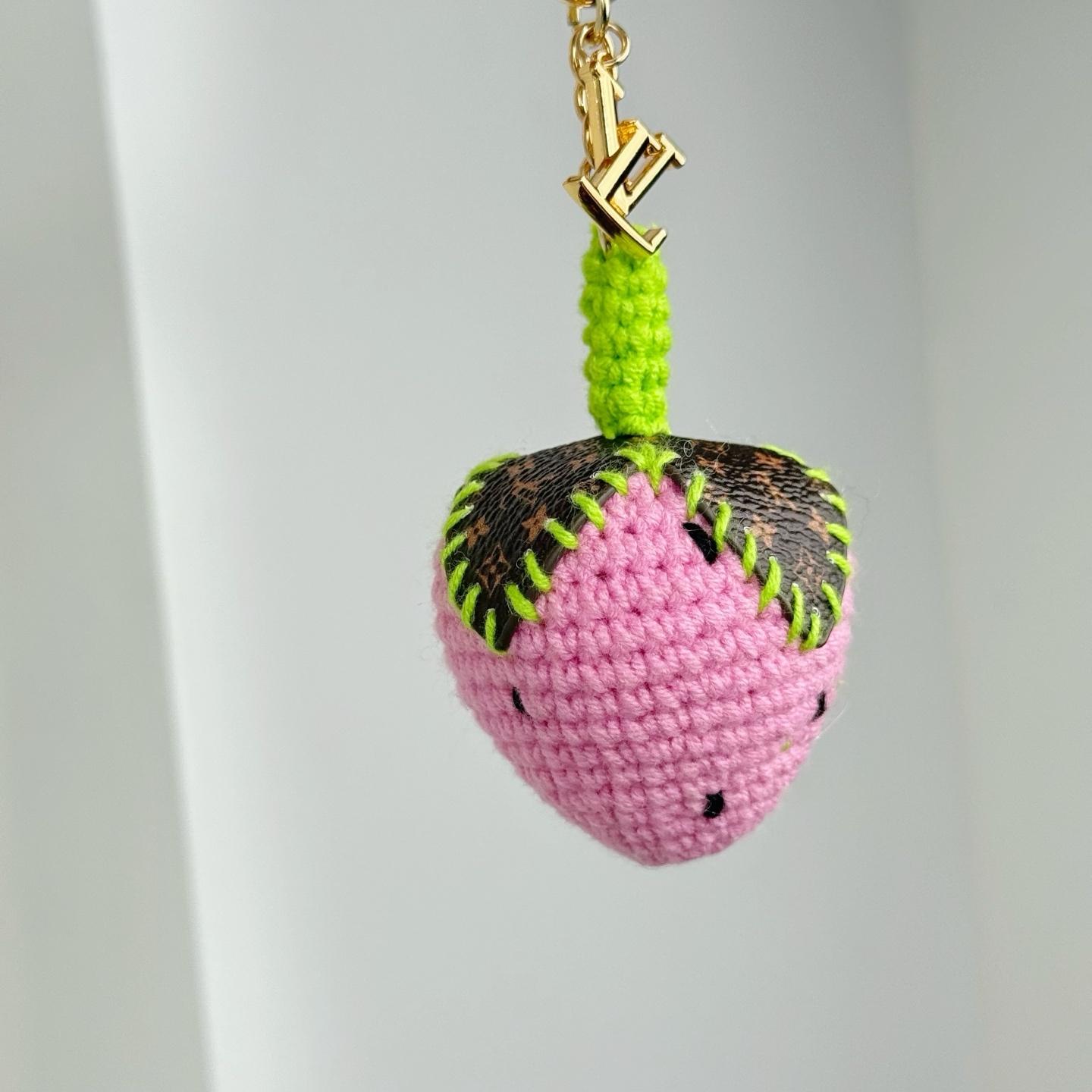 Louis Vuitton Berrylicious Crochet Bag Charm   M02583 - FashionPlug