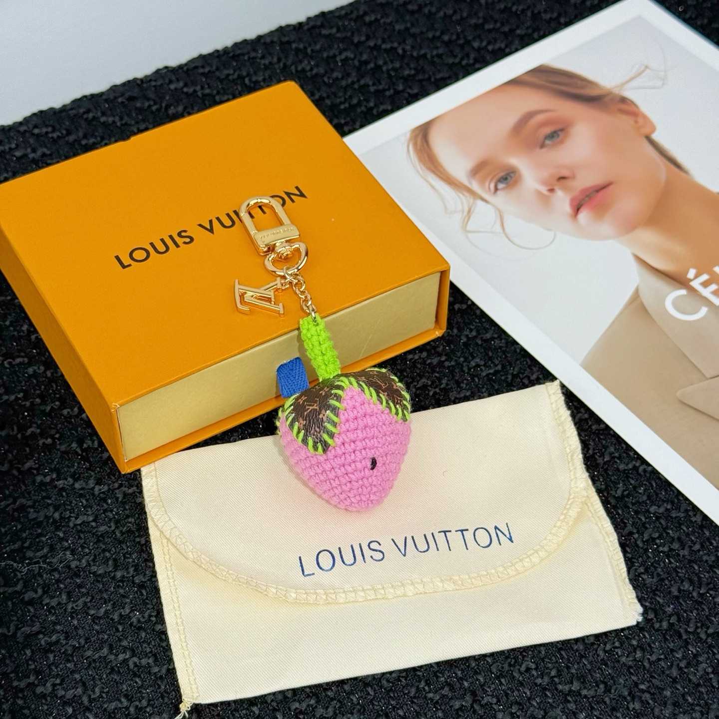 Louis Vuitton Berrylicious Crochet Bag Charm   M02583 - FashionPlug