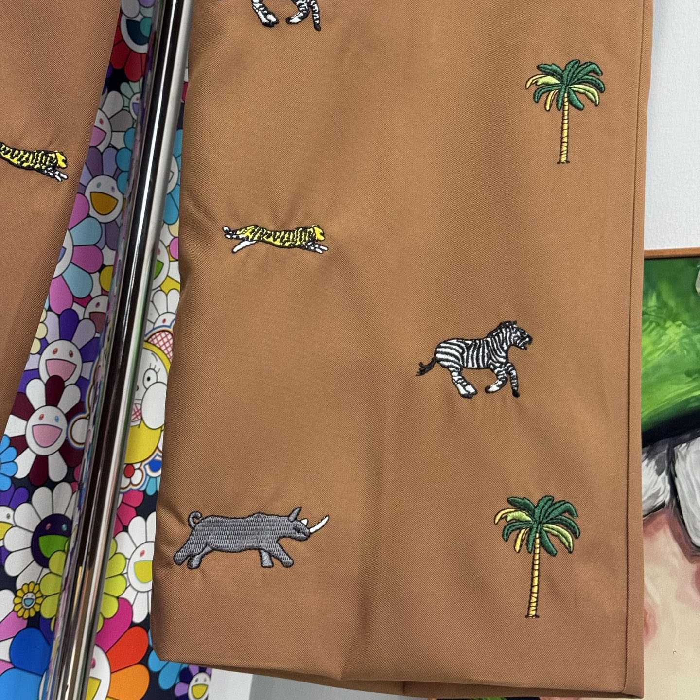 Louis Vuitton LV x The Darjeeling Limited Fil Coupe Drawstring Pants   1AJUMF - FashionPlug