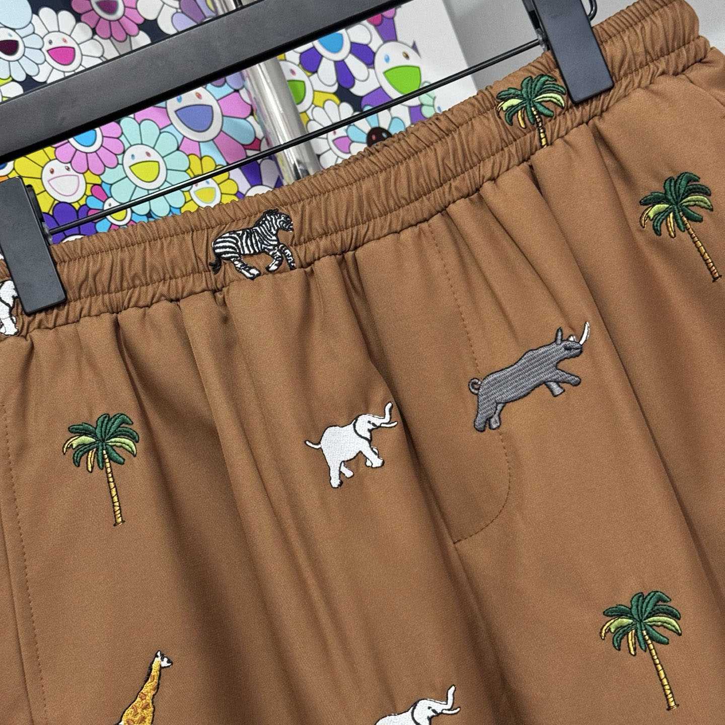 Louis Vuitton LV x The Darjeeling Limited Fil Coupe Drawstring Pants   1AJUMF - FashionPlug