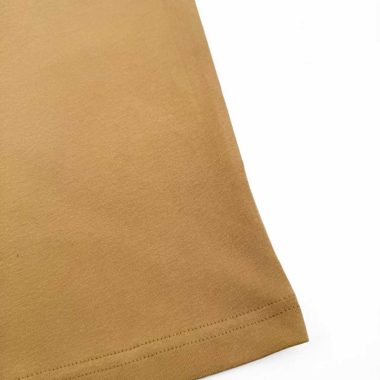 AMI Paris Beige Cotton Ami De Coeur T-shirt - FashionPlug