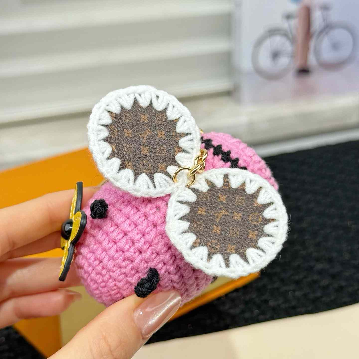 Louis Vuitton Bee LV Crochet Bag Charm   M02585 - FashionPlug