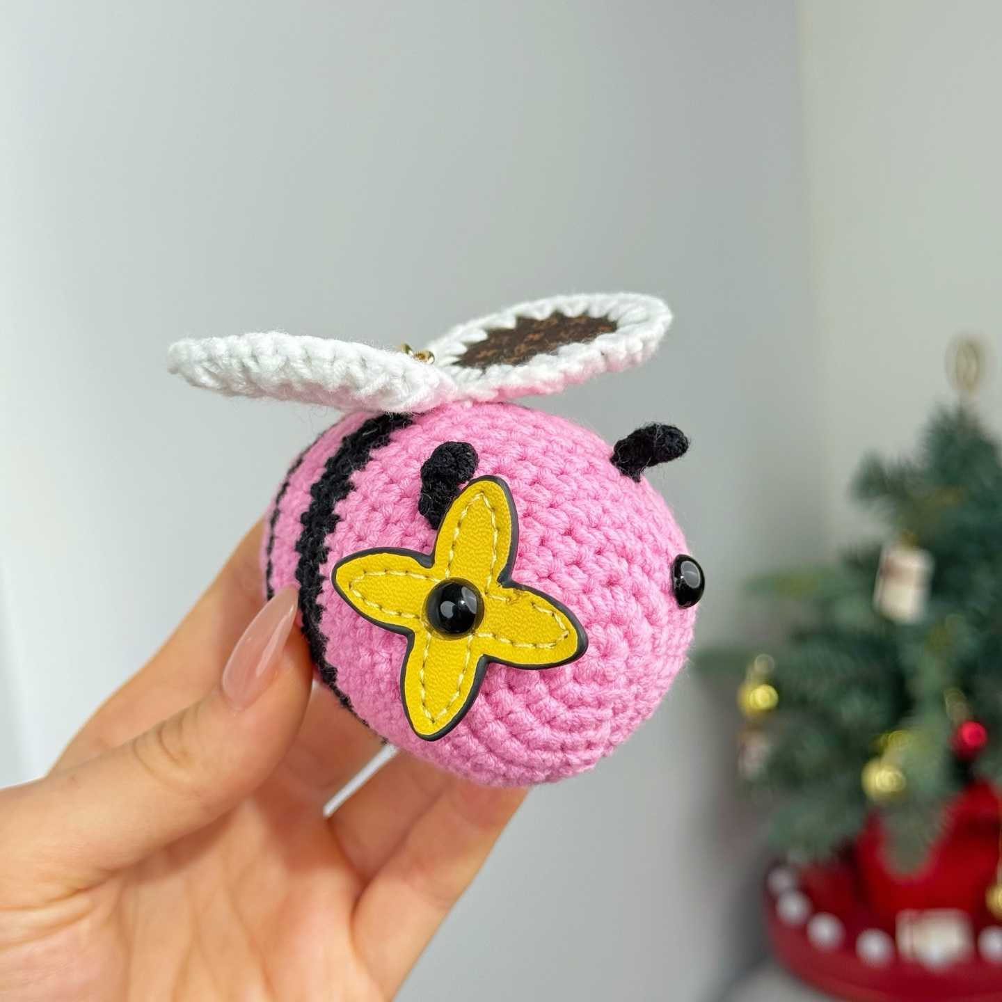 Louis Vuitton Bee LV Crochet Bag Charm   M02585 - FashionPlug